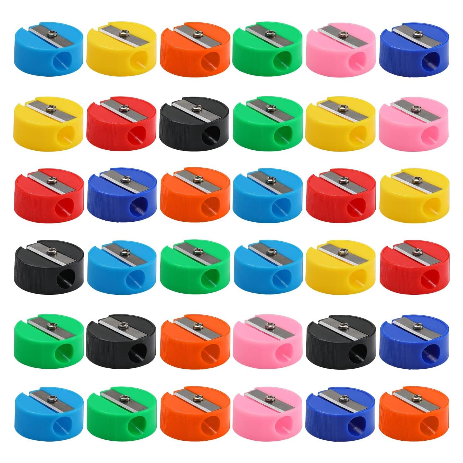 150 Sacapuntas Mini Manuales de Colores XAJH para Aula