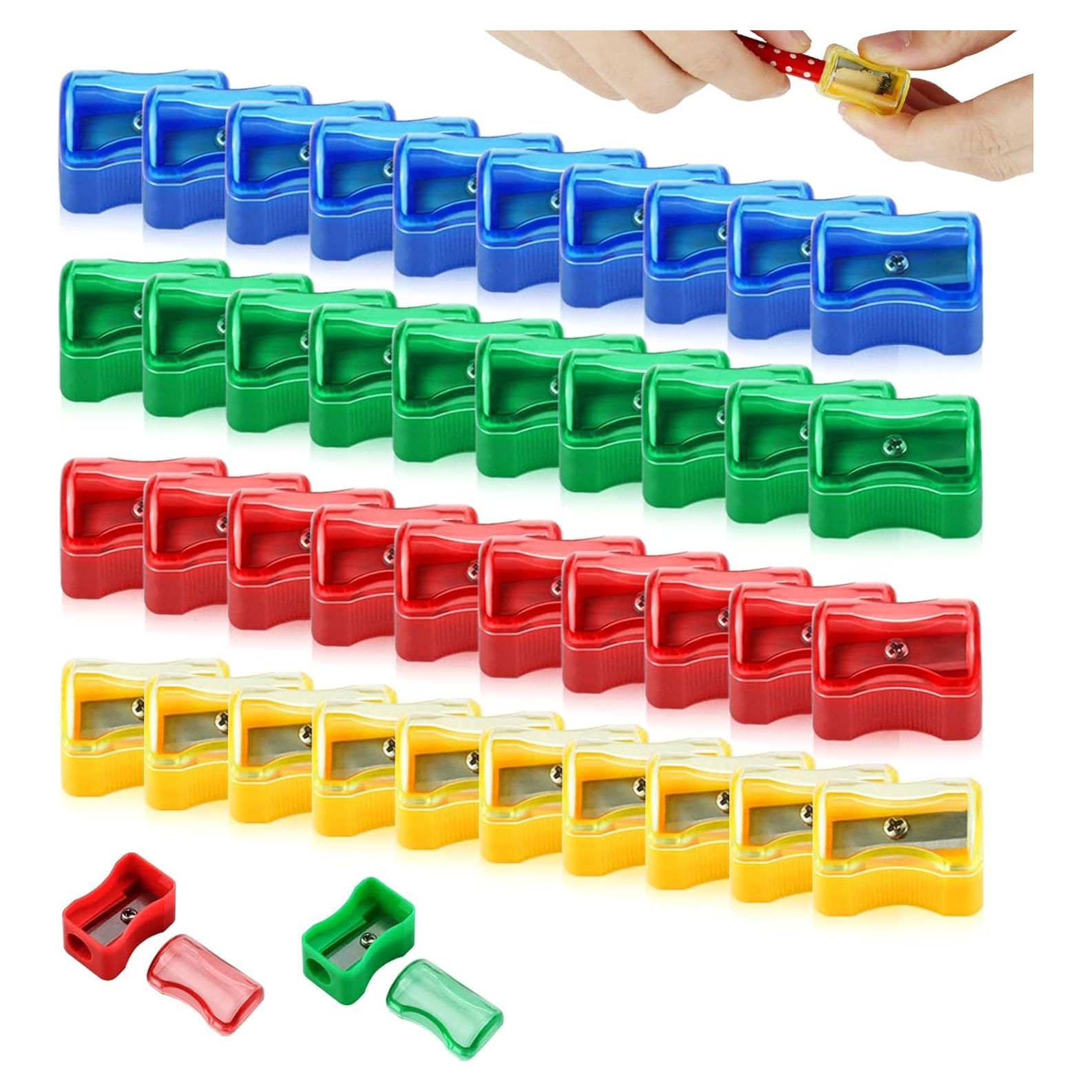 Sacapuntas Manual de Plástico Multicolor Faxco - 96 PCS