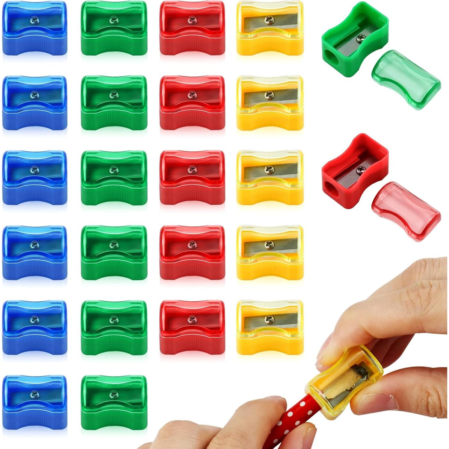 Sacapuntas Manual de Plástico Multicolor Faxco - 96 PCS