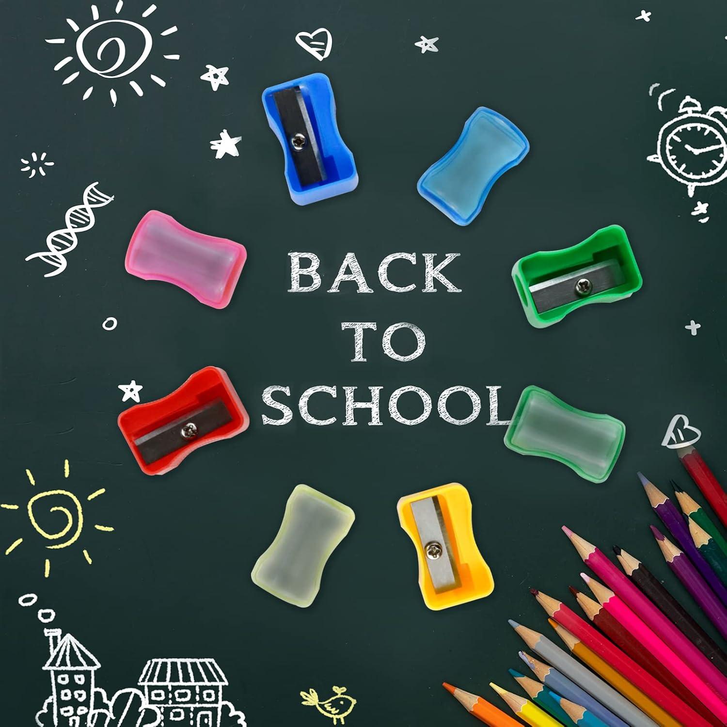 Sacapuntas Manual de Plástico Multicolor Faxco - 96 PCS