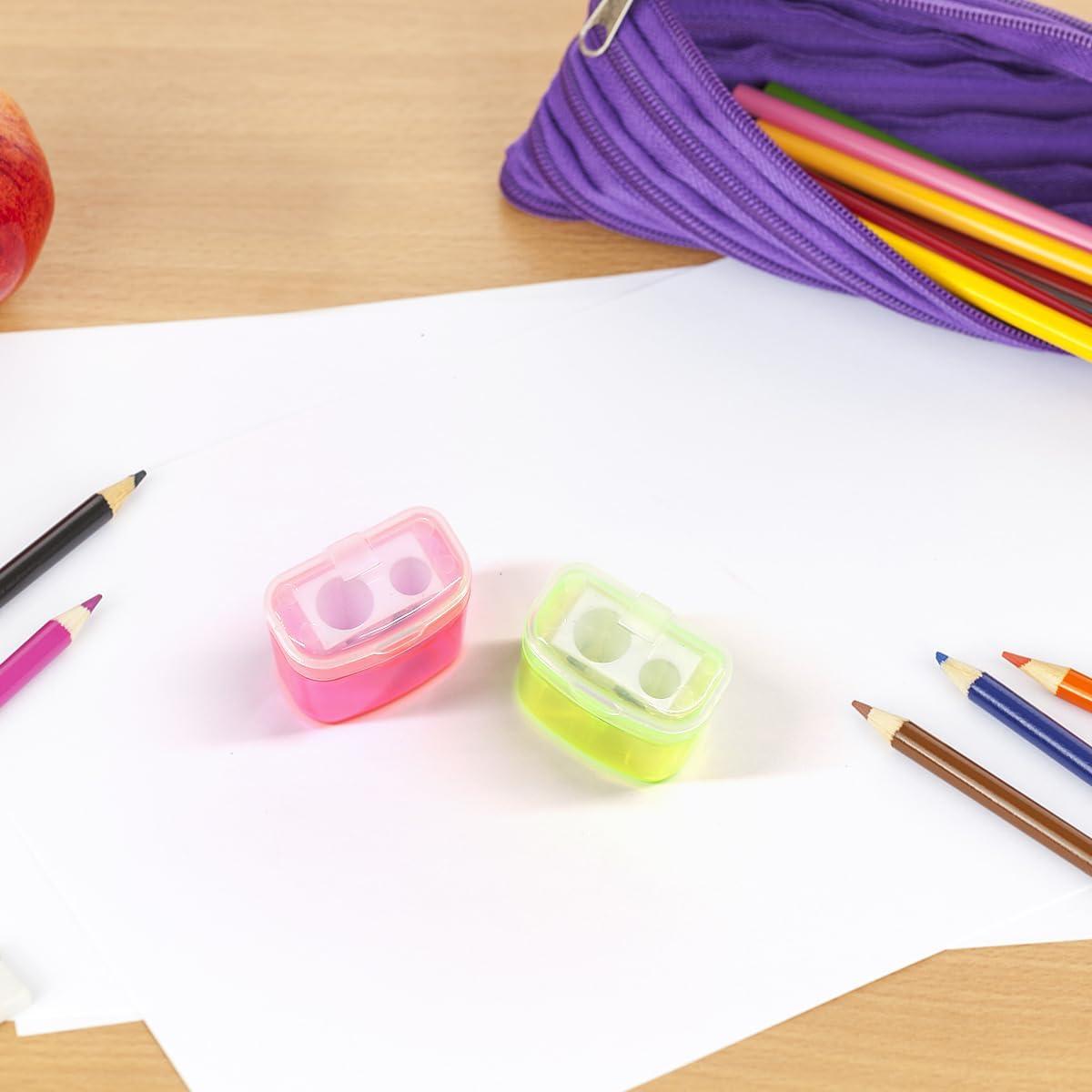 Sacapuntas Manual ForTomorrow Doble Orificio 24 Piezas Multicolor