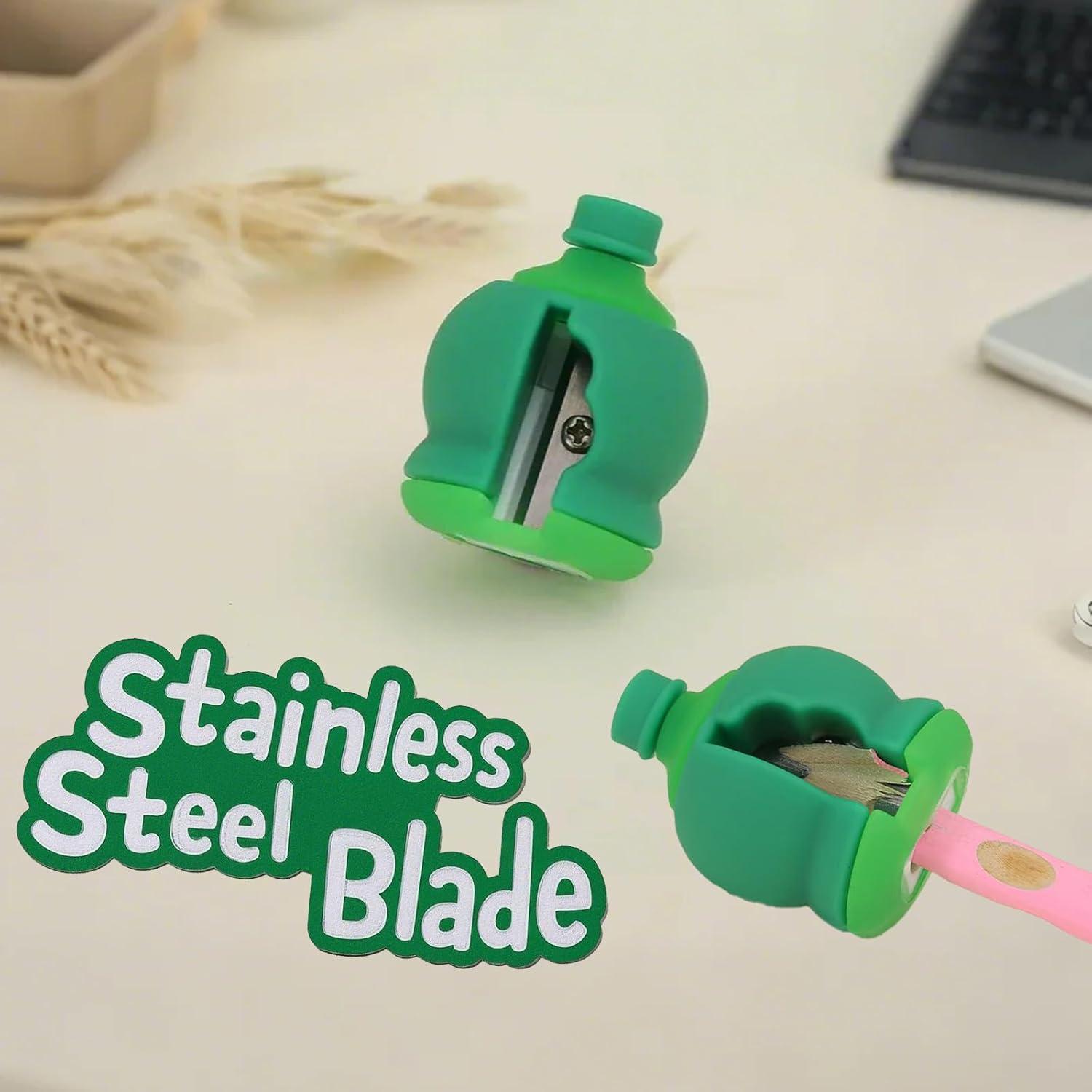 Sacapuntas Manual Colorido DueHoppee - Paquete de 8 para Niños