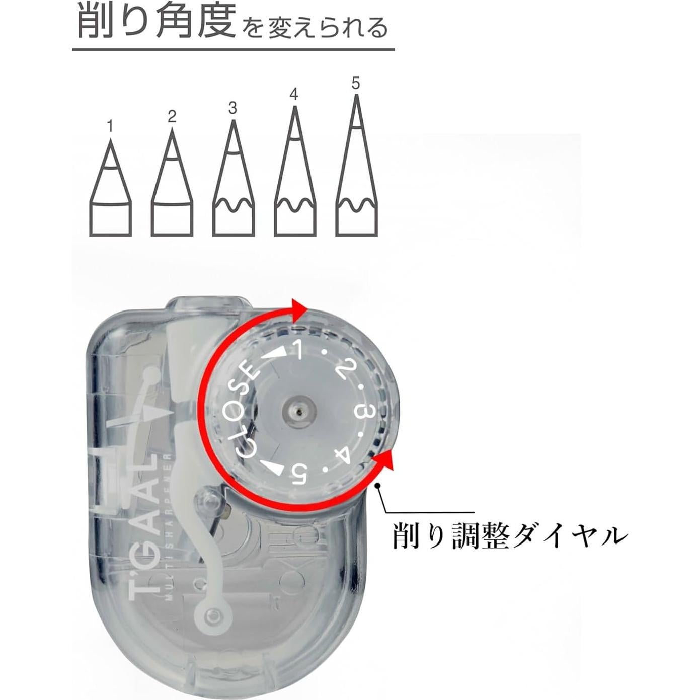 Sacapuntas Ajustable Kutsuwa Hi LiNE T'GAAL Transparente