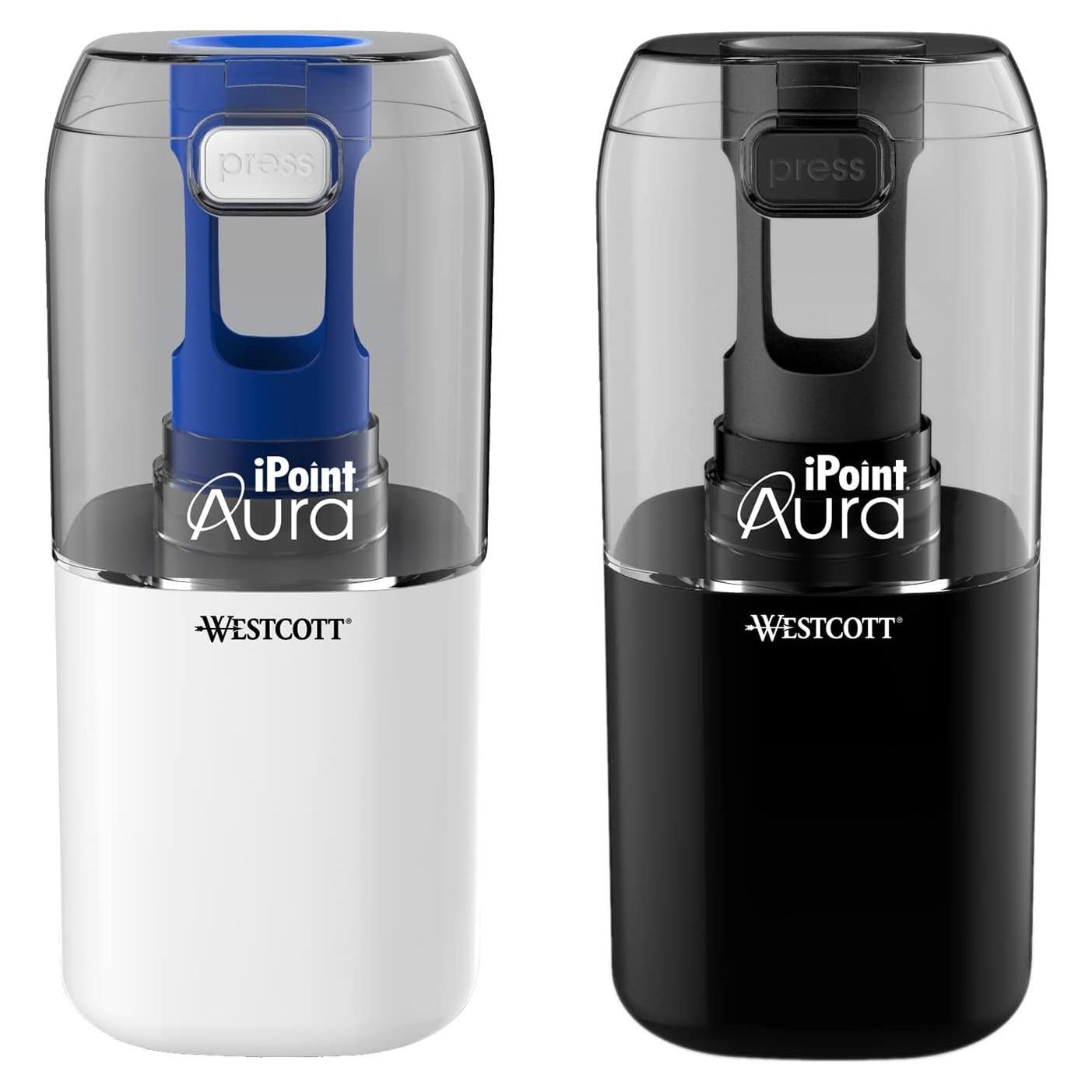 Sacapuntas eléctrico Westcott iPoint Aura 272g colores surtidos