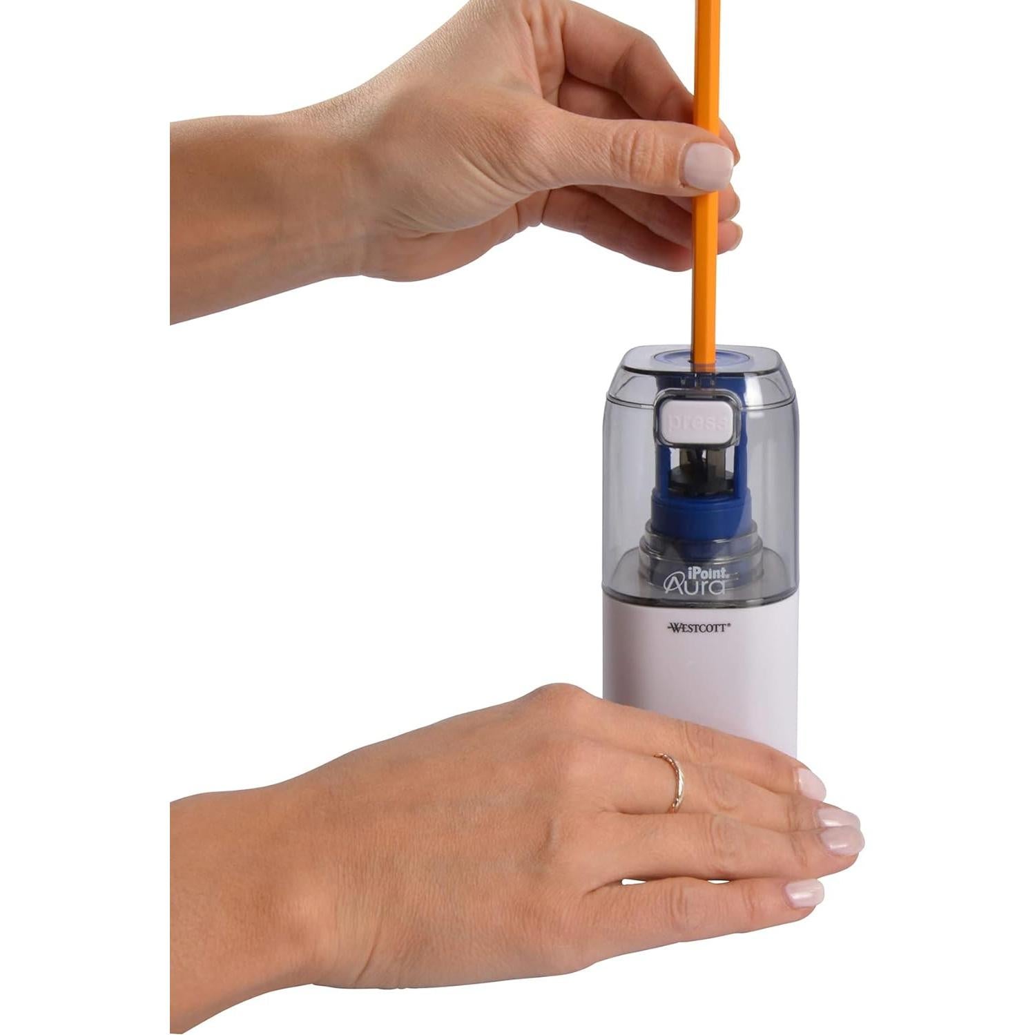 Sacapuntas eléctrico Westcott iPoint Aura 272g colores surtidos