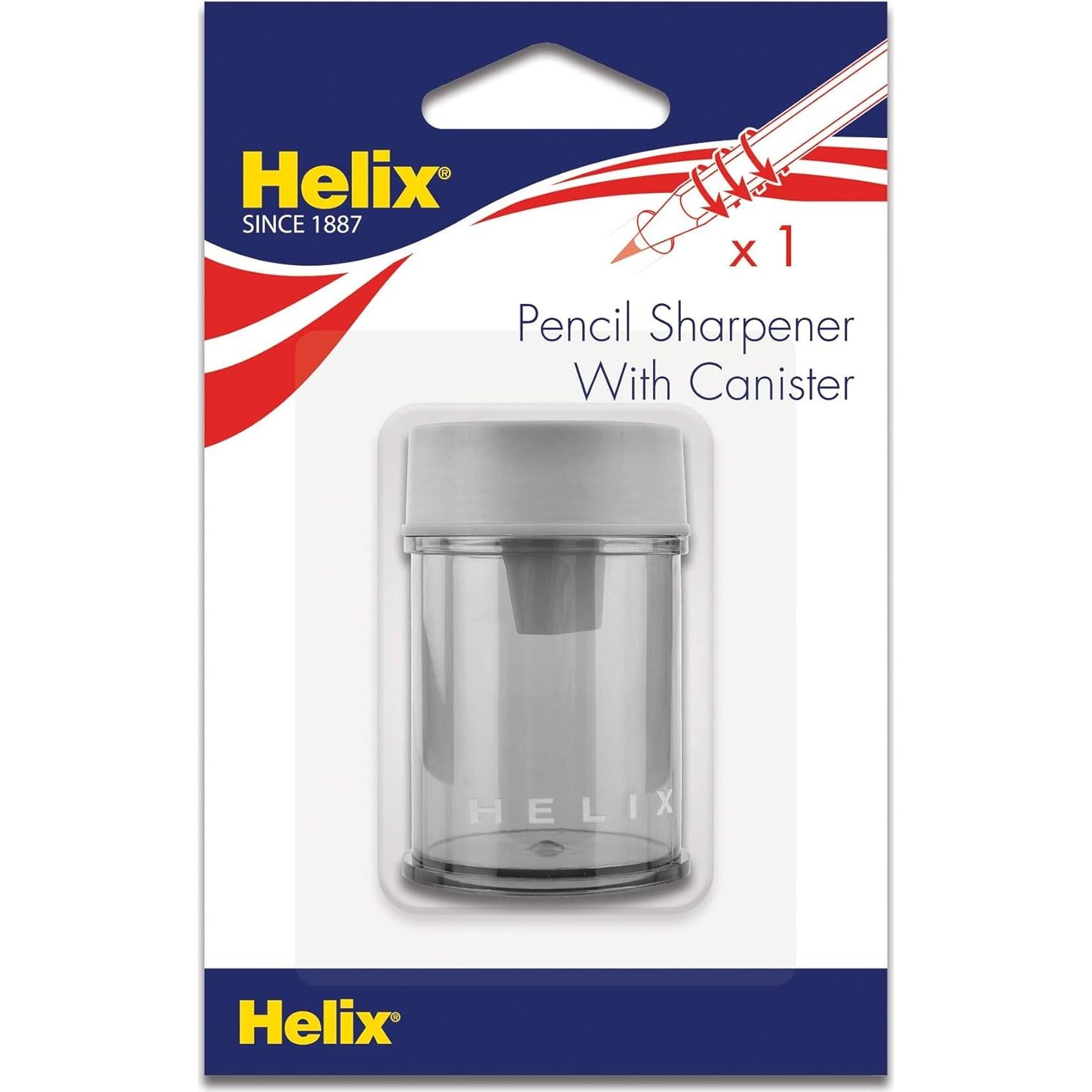 Sacapuntas Maped Helix USA 1 Agujero con Recipiente - Colores Surtidos