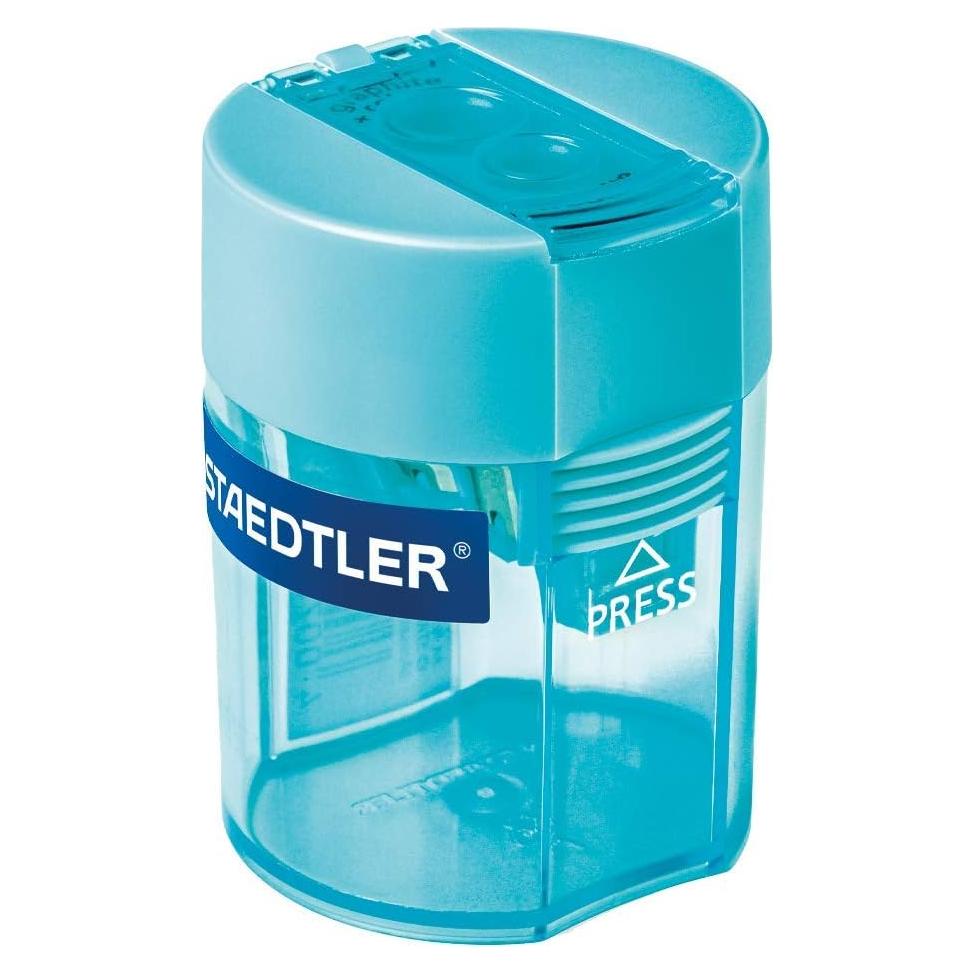 Sacapuntas Doble Orificio Staedtler Turquesa 512 006-37