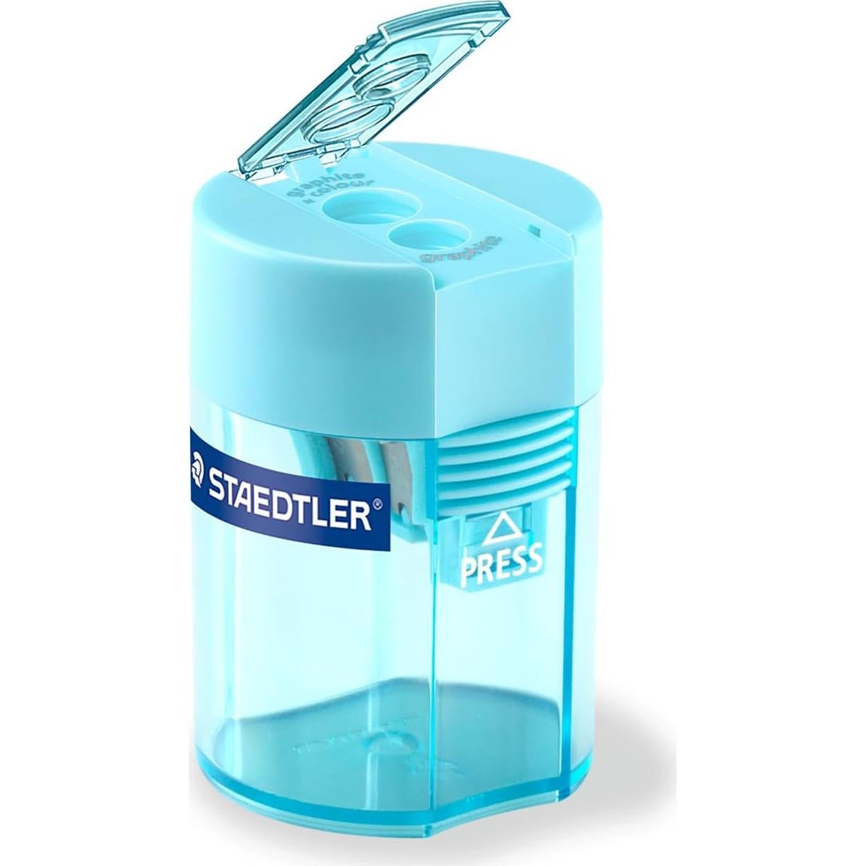 Sacapuntas Doble Orificio Staedtler Turquesa 512 006-37