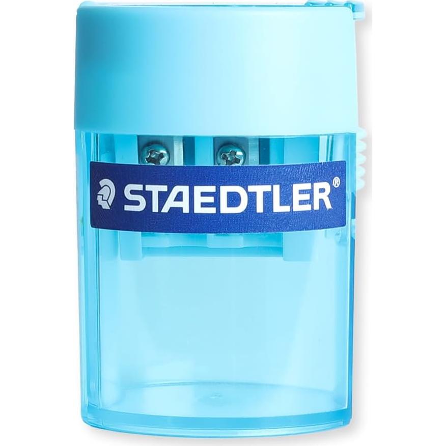 Sacapuntas Doble Orificio Staedtler Turquesa 512 006-37