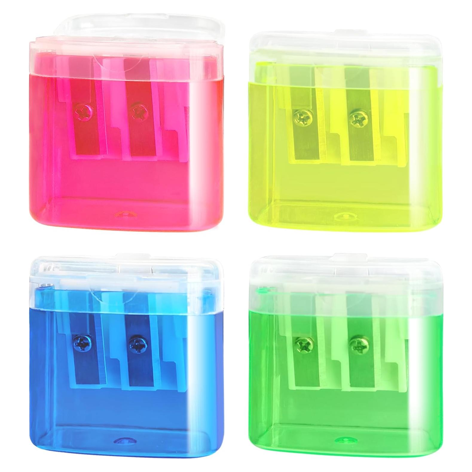 4 Sacapuntas Doble Agujero Cretty-Meet Multicolor Manual