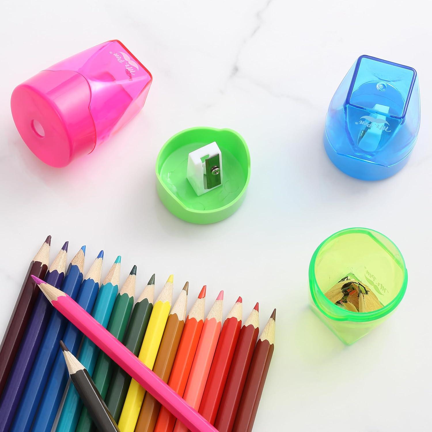 Afiladores de lápices manuales Mr. Pen - Set de 3 colores