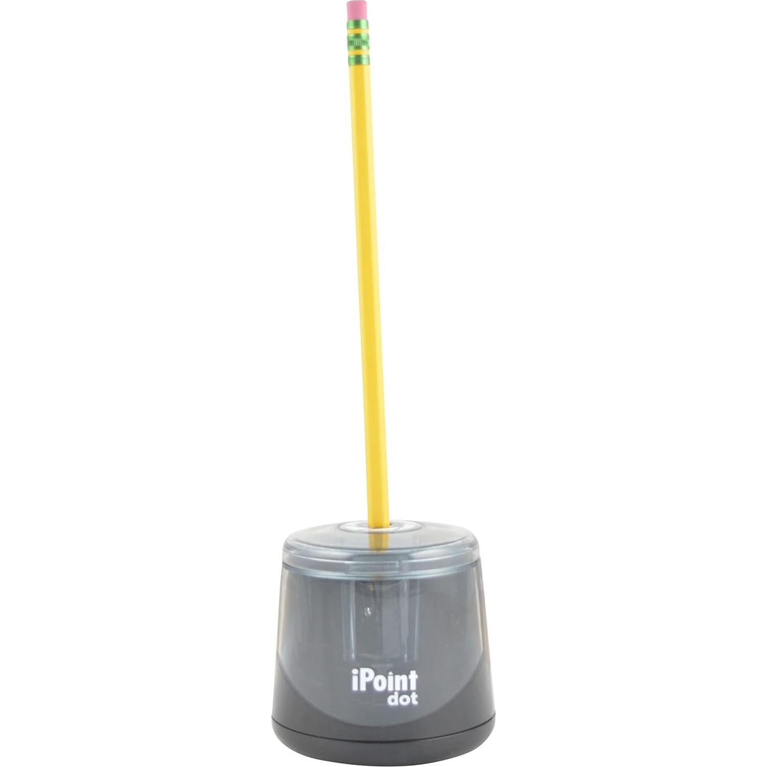 Sacapuntas eléctrico Westcott iPoint Dot 17553 - Cuchillas de acero