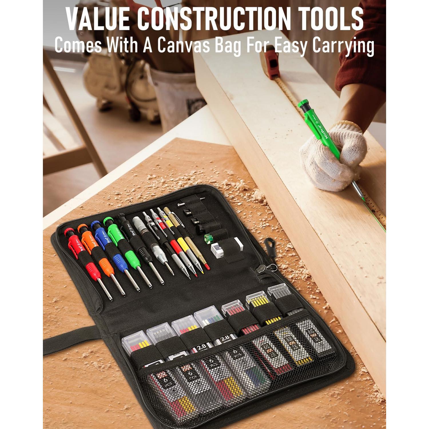 Juego de Lápices de Carpintero Nicpro 31 Paquetes Multicolor