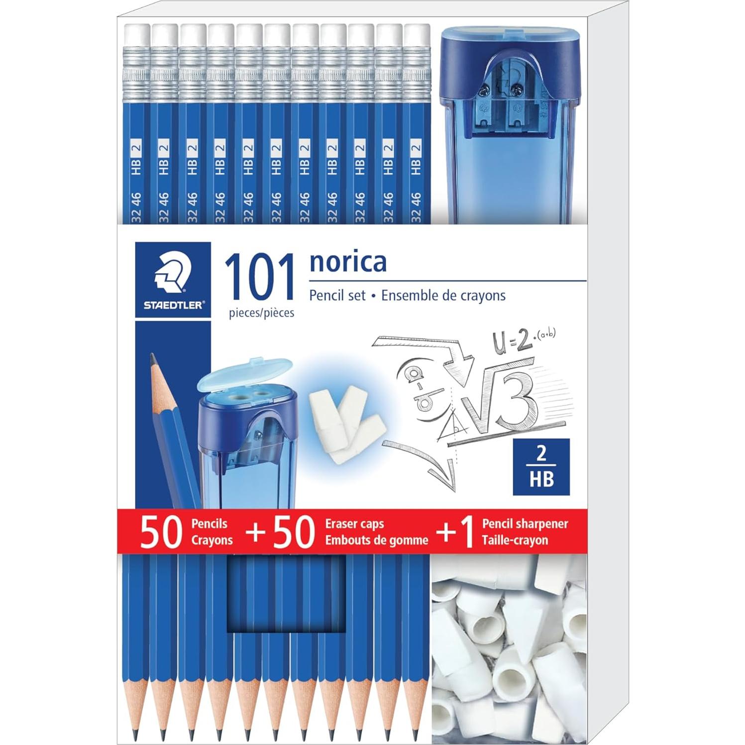 Juego de Lápices STAEDTLER Norica 50 Lápices HB Pre-afilados