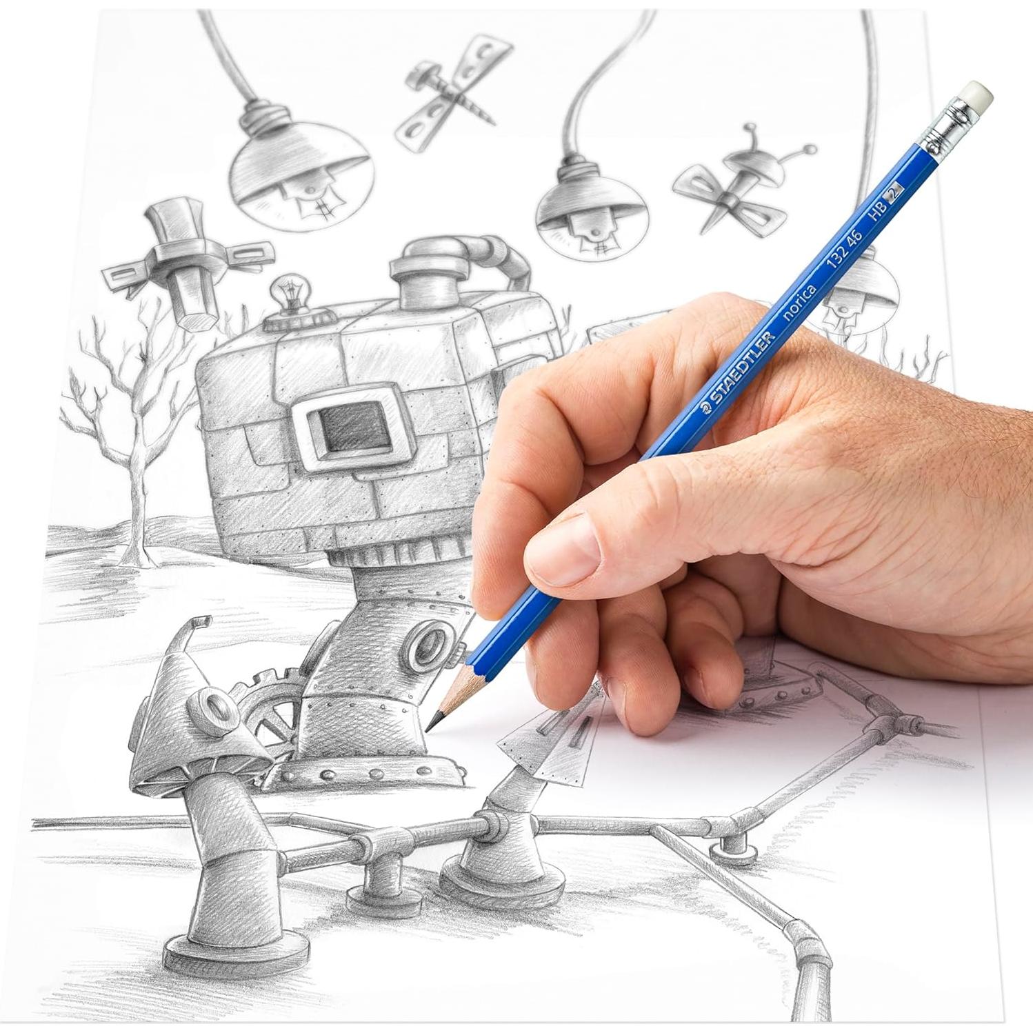 Juego de Lápices STAEDTLER Norica 50 Lápices HB Pre-afilados