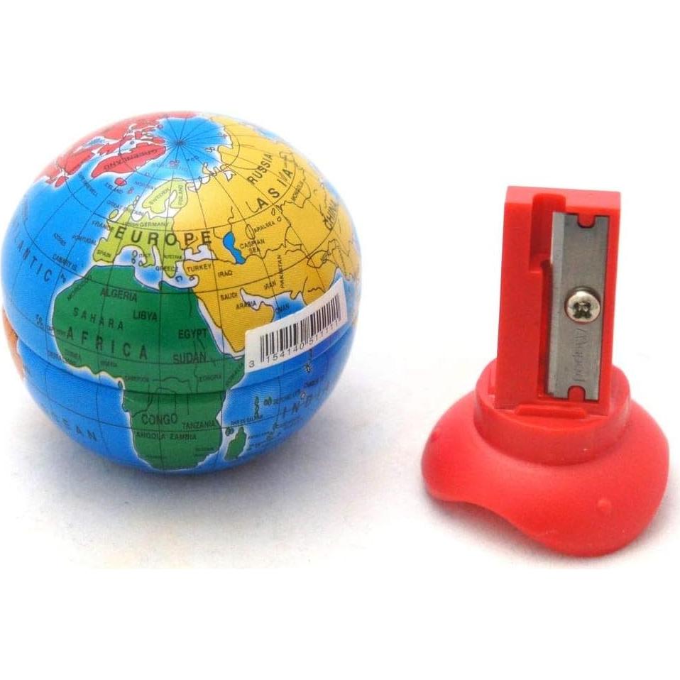 Sacapuntas Maped Globo 1 Agujero Metal Multicolor 14g