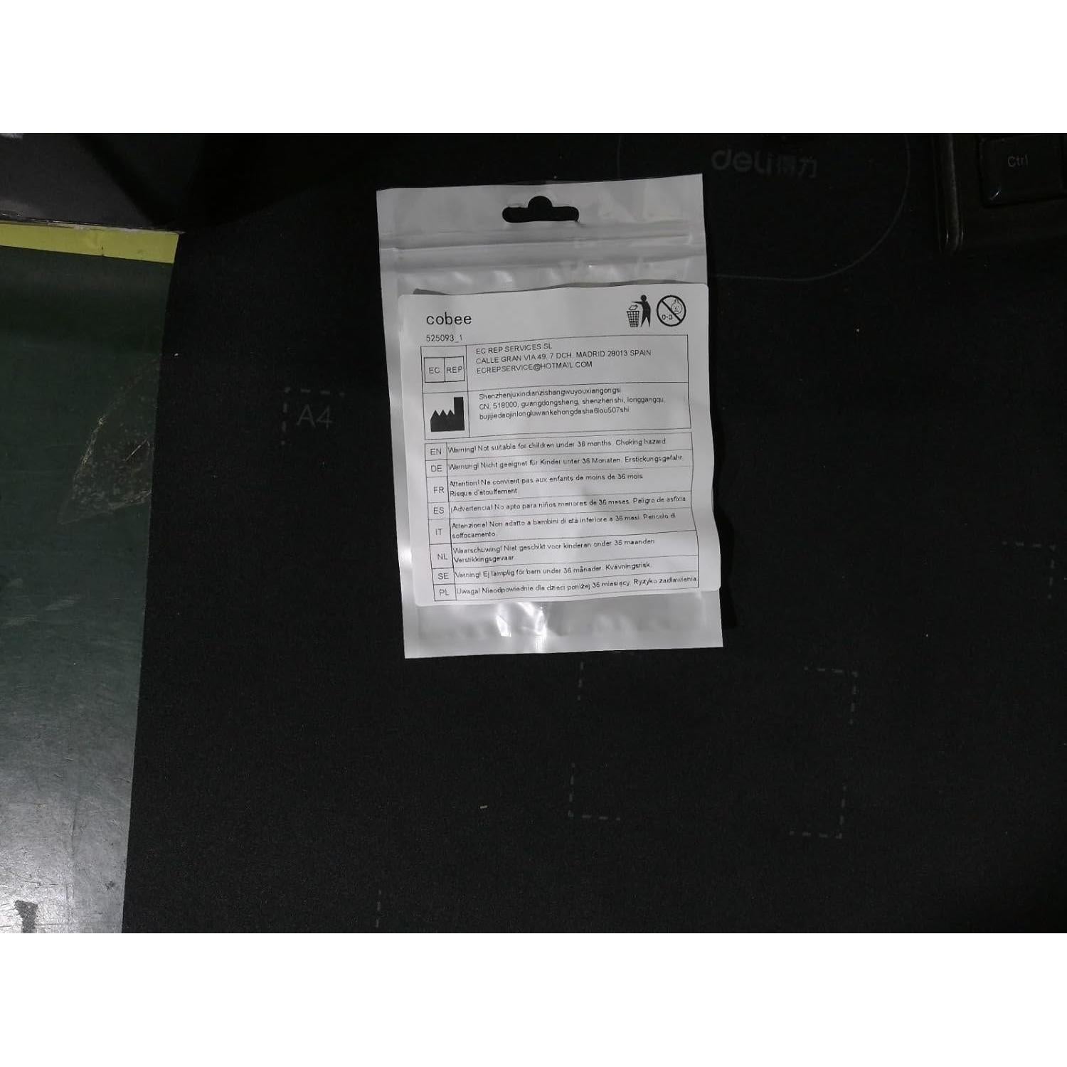 10 Mini Sacapuntas de Metal Cobee para Lápices - Plata