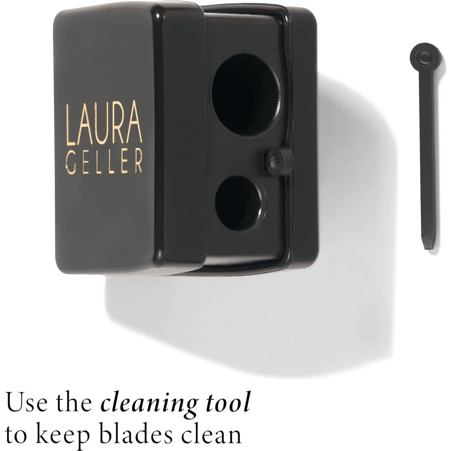 Afilador de Lápiz Cosmético 2 en 1 Laura Geller - Negro