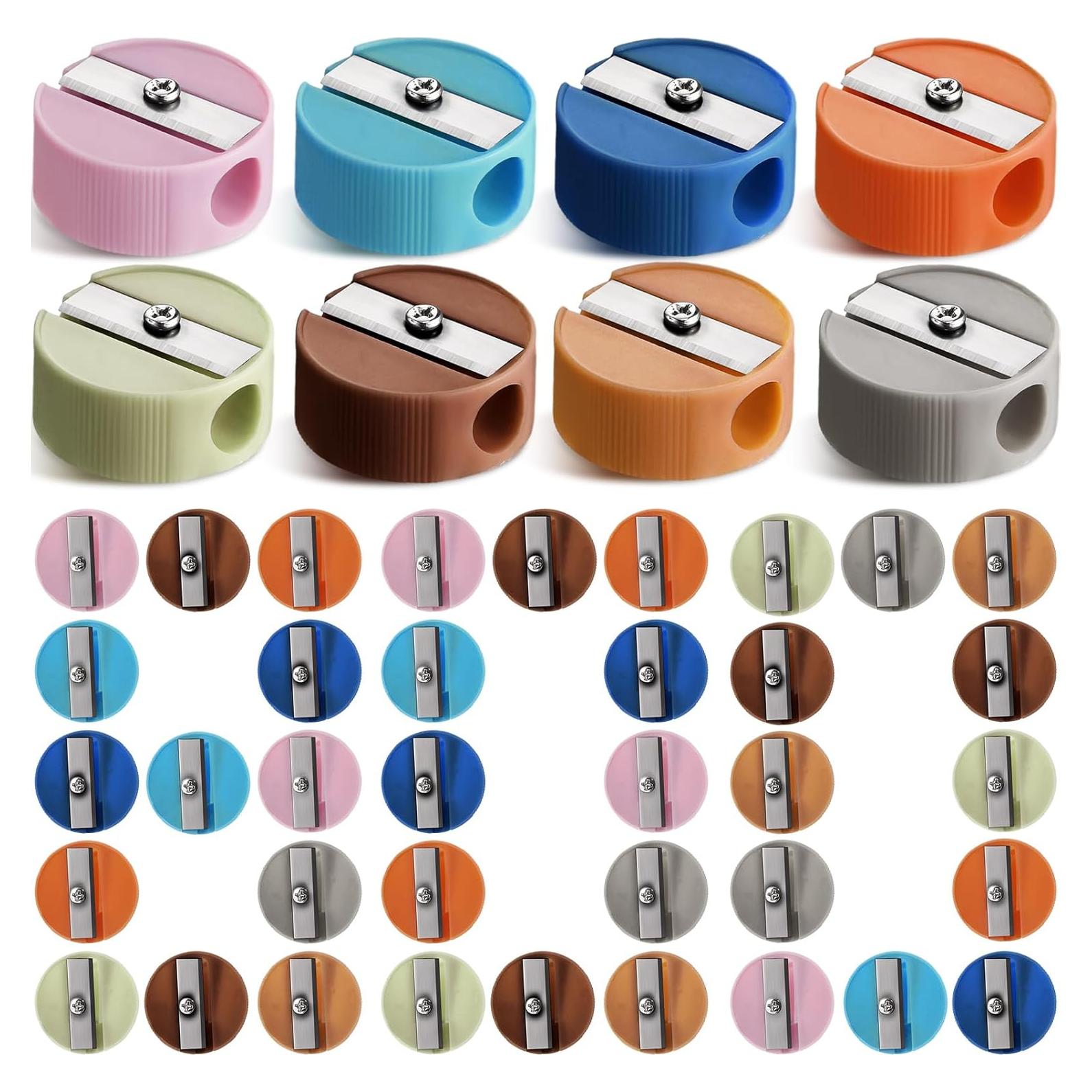 800 Sacapuntas Mini Resurhang Coloridos para Niños - 2.7 cm