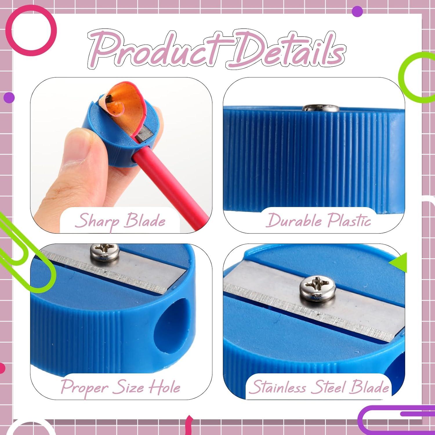 800 Sacapuntas Mini Resurhang Coloridos para Niños - 2.7 cm