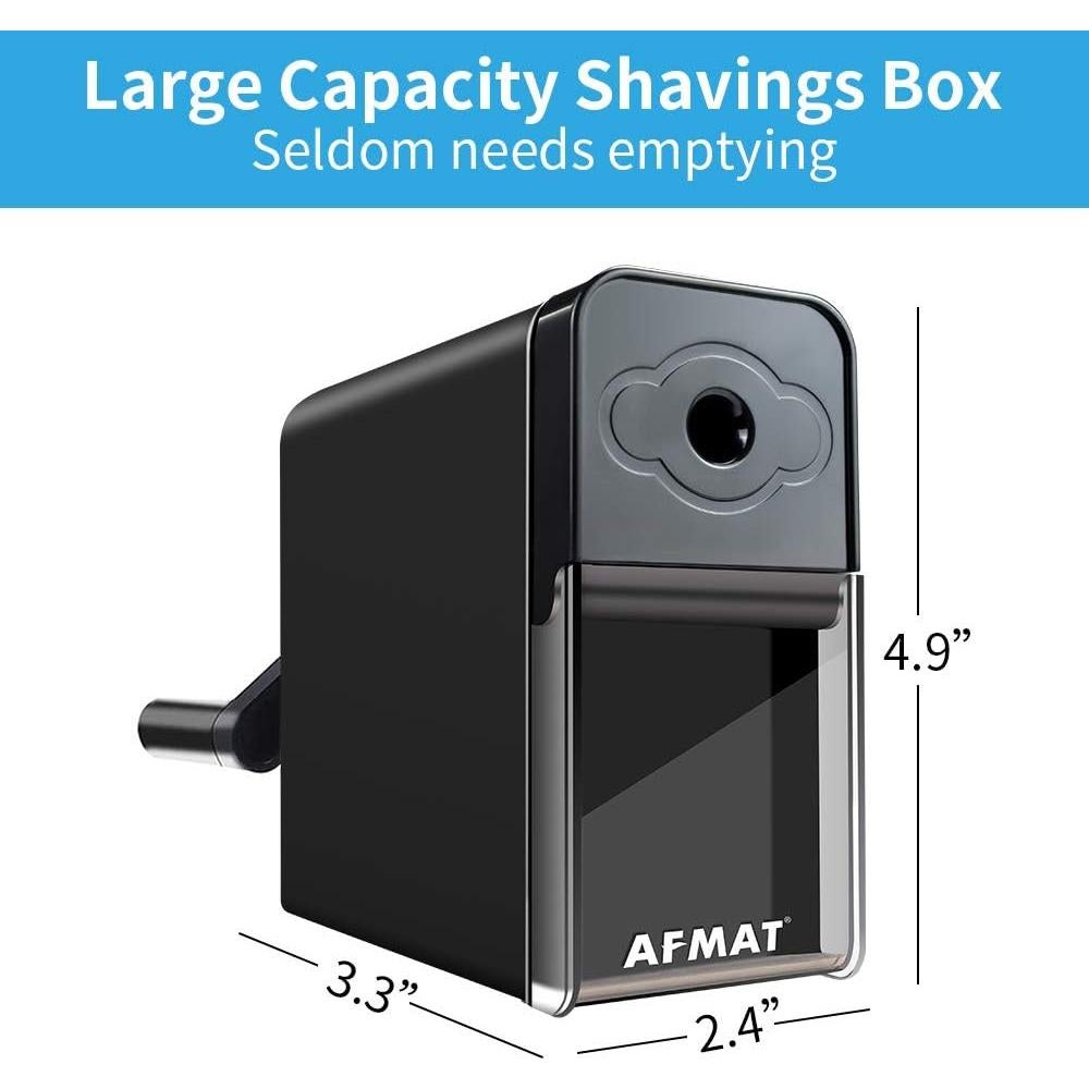 Sacapuntas Manual AFMAT para Lápices de 6-8.2mm Ajustable