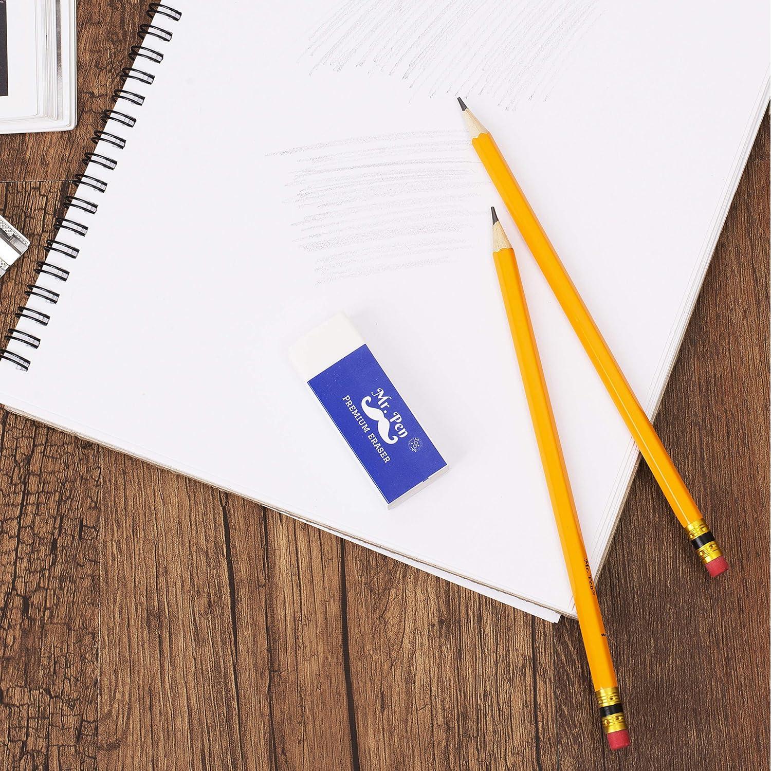 Juego de Lápices Mr. Pen 12 Piezas con Sacapuntas y Borrador