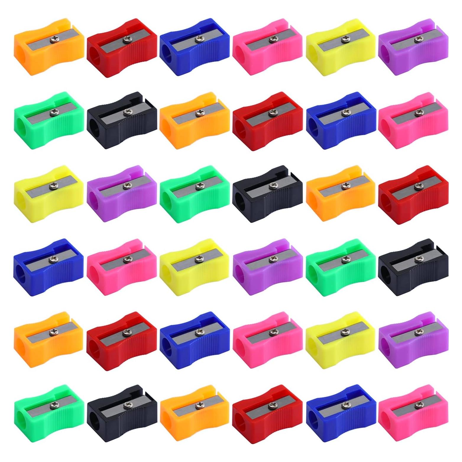 150 Mini Sacapuntas Manuales Coloridos XYW - Oficina y Aula