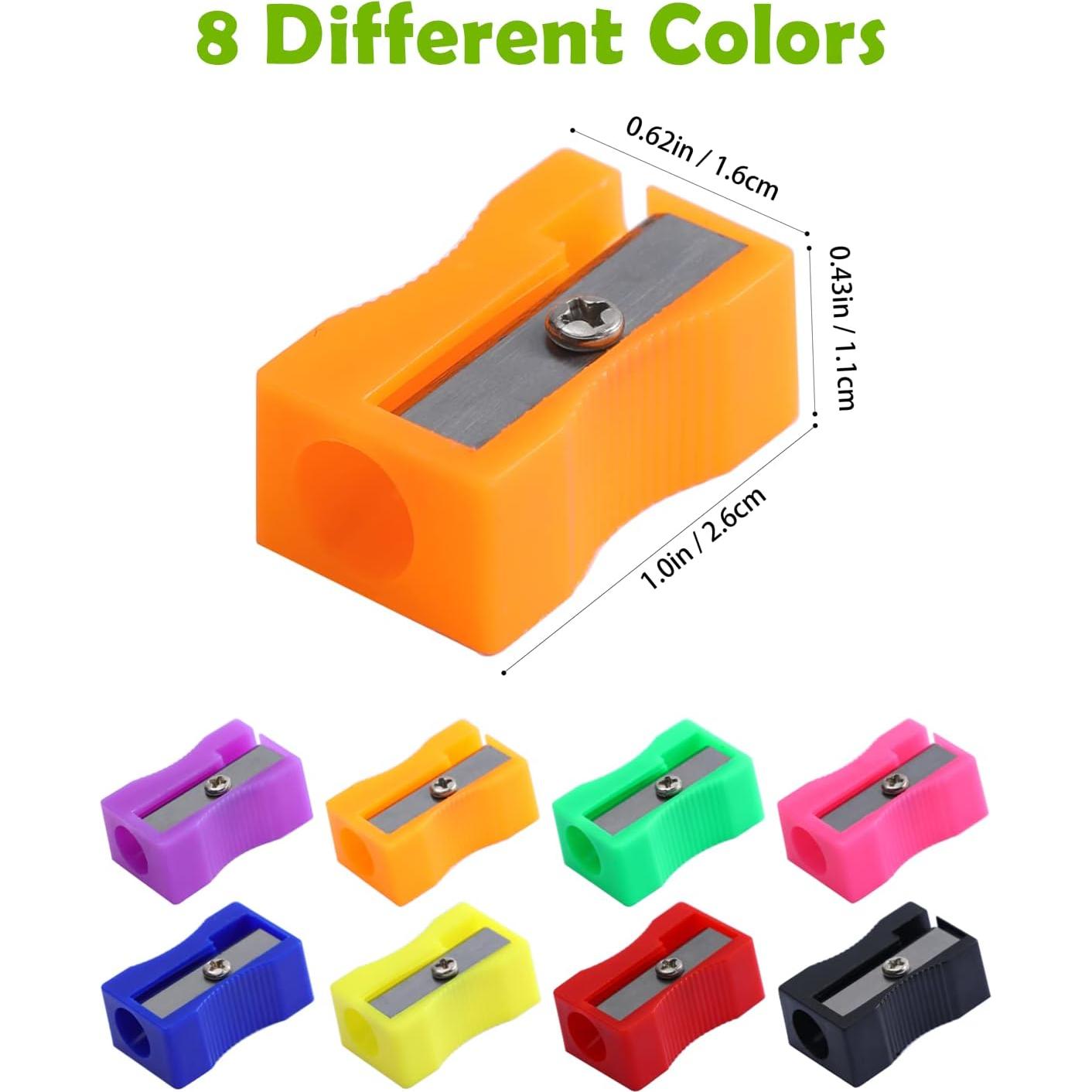 150 Mini Sacapuntas Manuales Coloridos XYW - Oficina y Aula