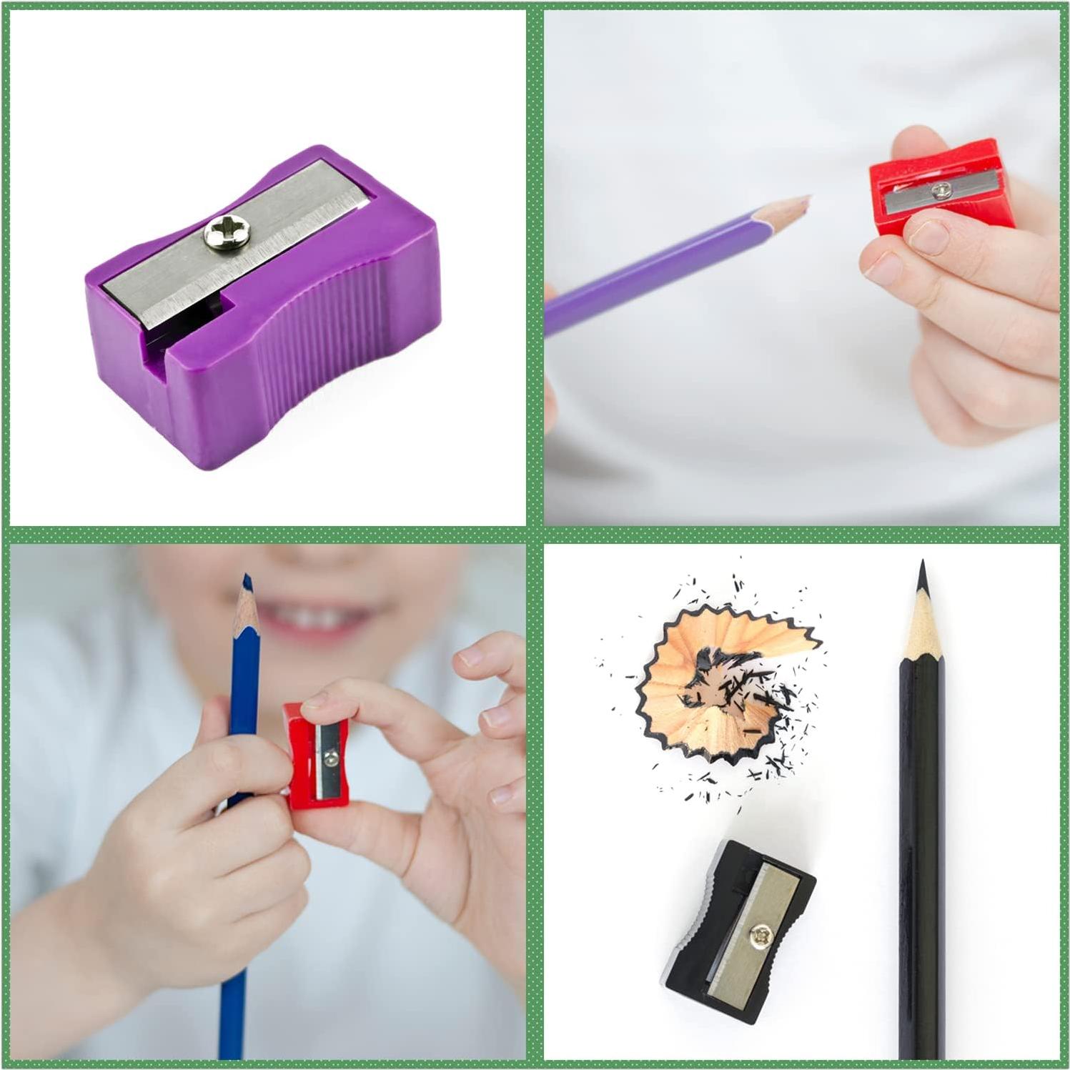 150 Mini Sacapuntas Manuales Coloridos XYW - Oficina y Aula