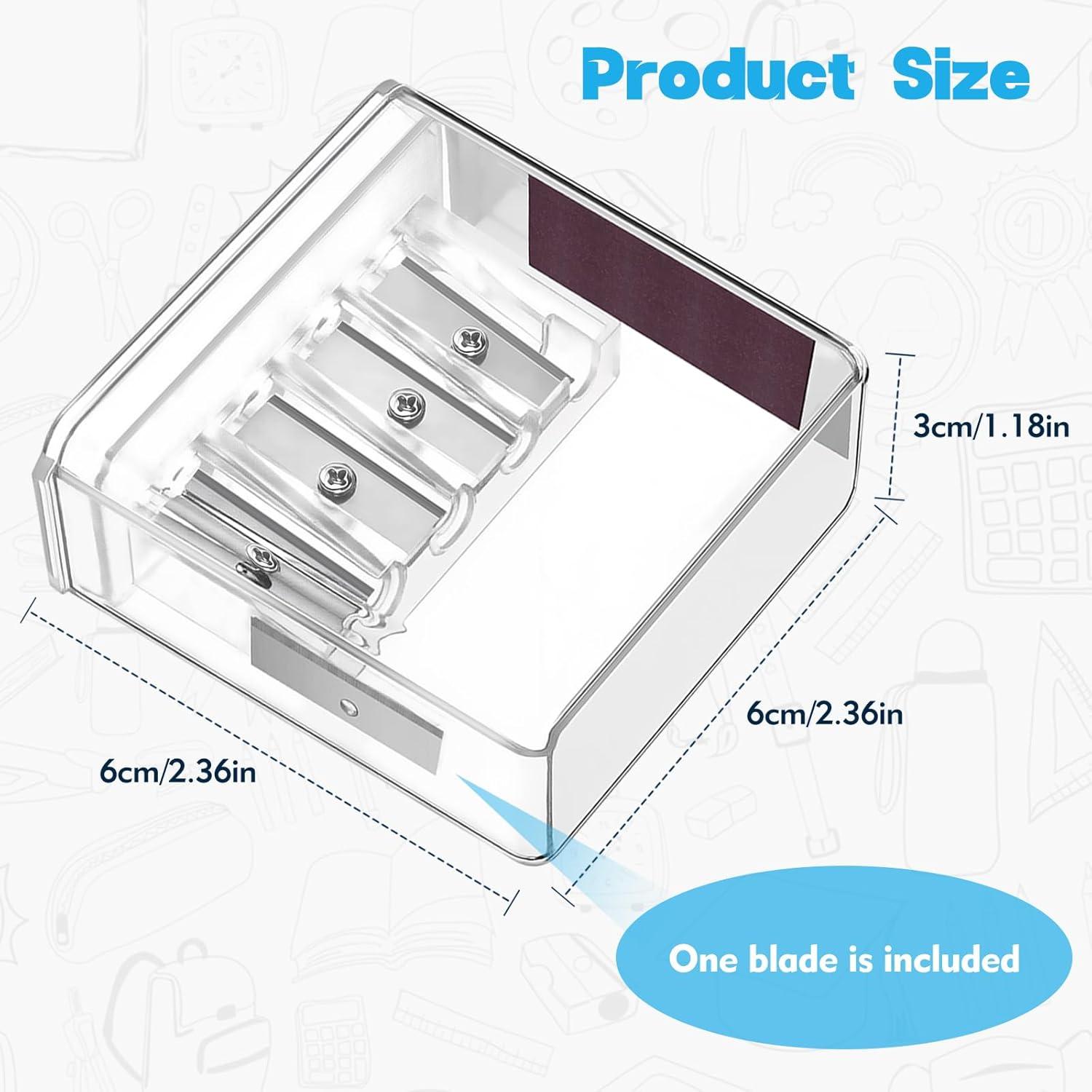 Sacapuntas de Carpintero HRXMS 4 Agujeros con Cuchillas Extra