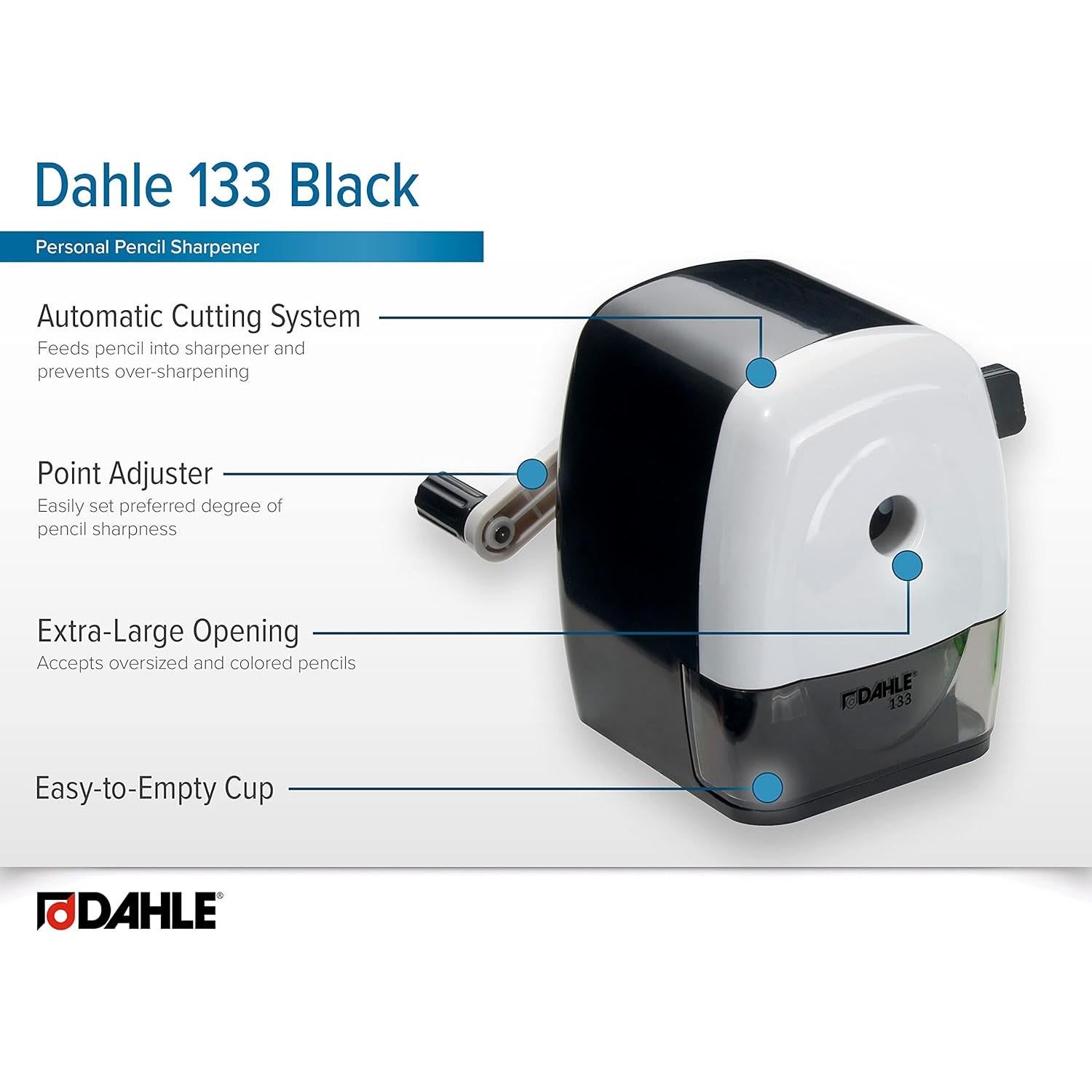 Afilador de Lápices Dahle 133 Profesional Negro 240g