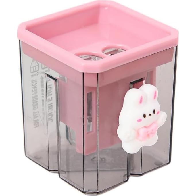 Sacapuntas Doble Agujero Bsdurable - 2 Piezas, Diseño Lindo