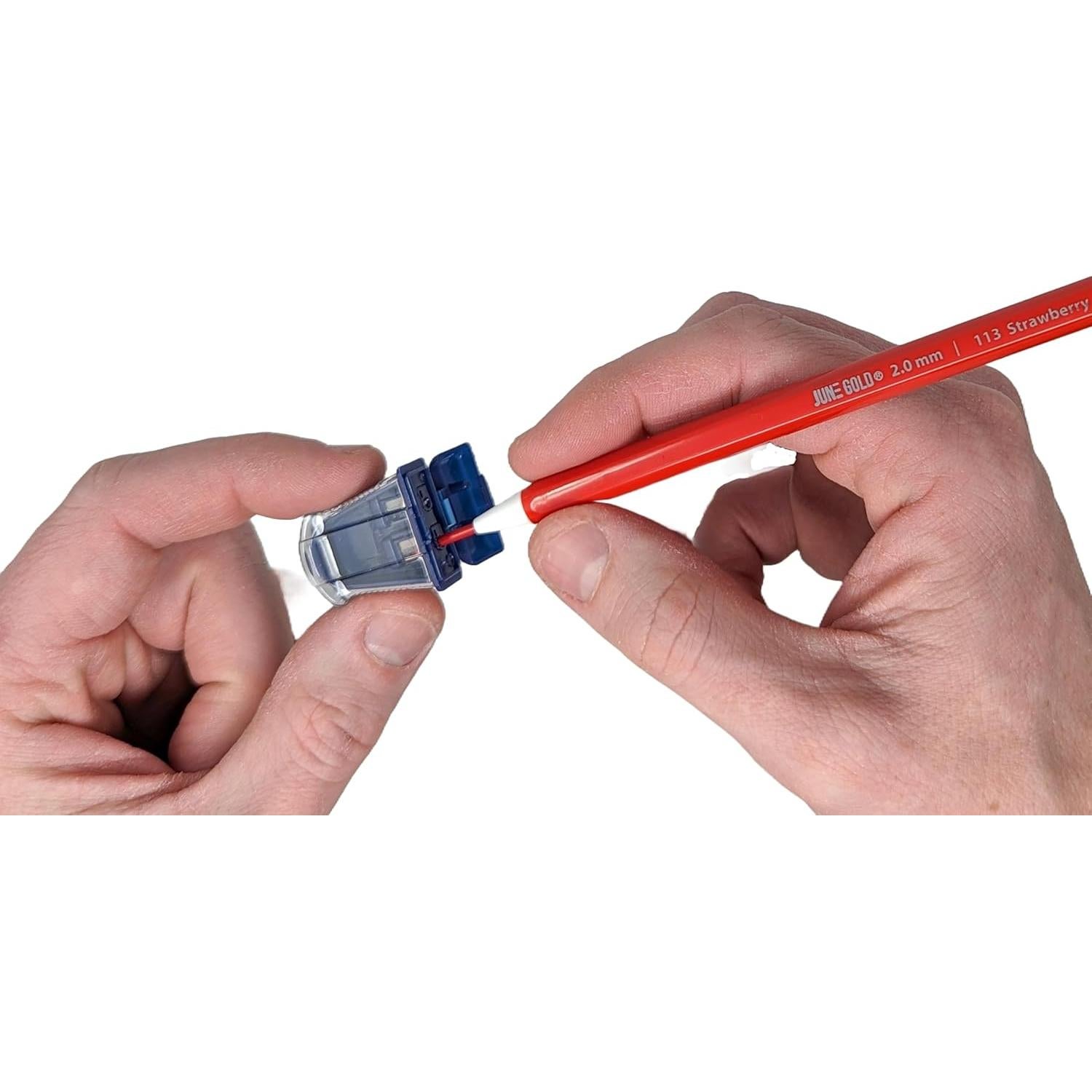 Sacapuntas June Gold 2.0 mm con contenedor - Paquete de 2