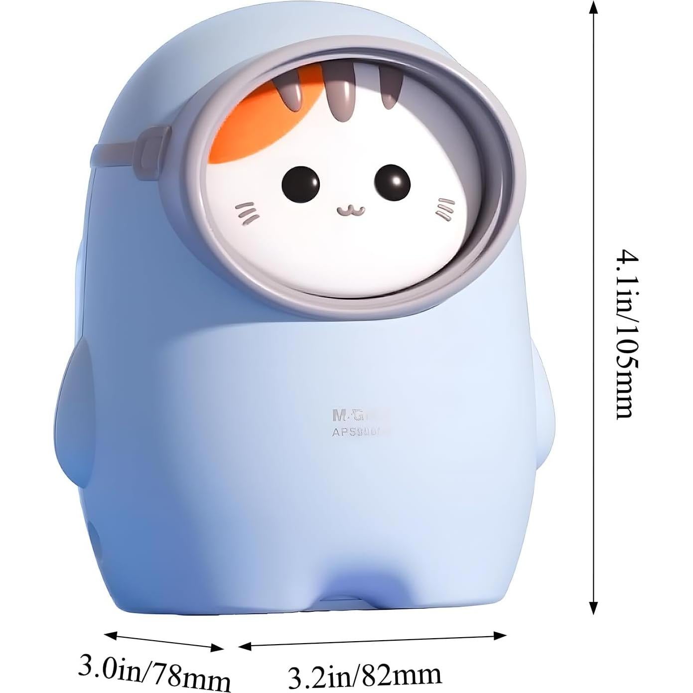 Sacapuntas Eléctrico M&G Azul Portátil USB/Batería para Lápices