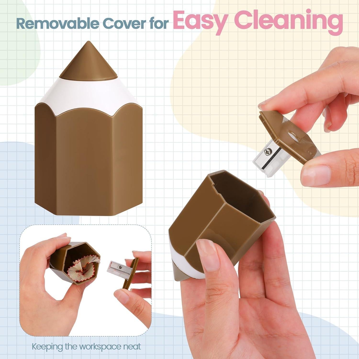 96 Sacapuntas Crayón Aodaer Colores Boho Manuales Portátiles