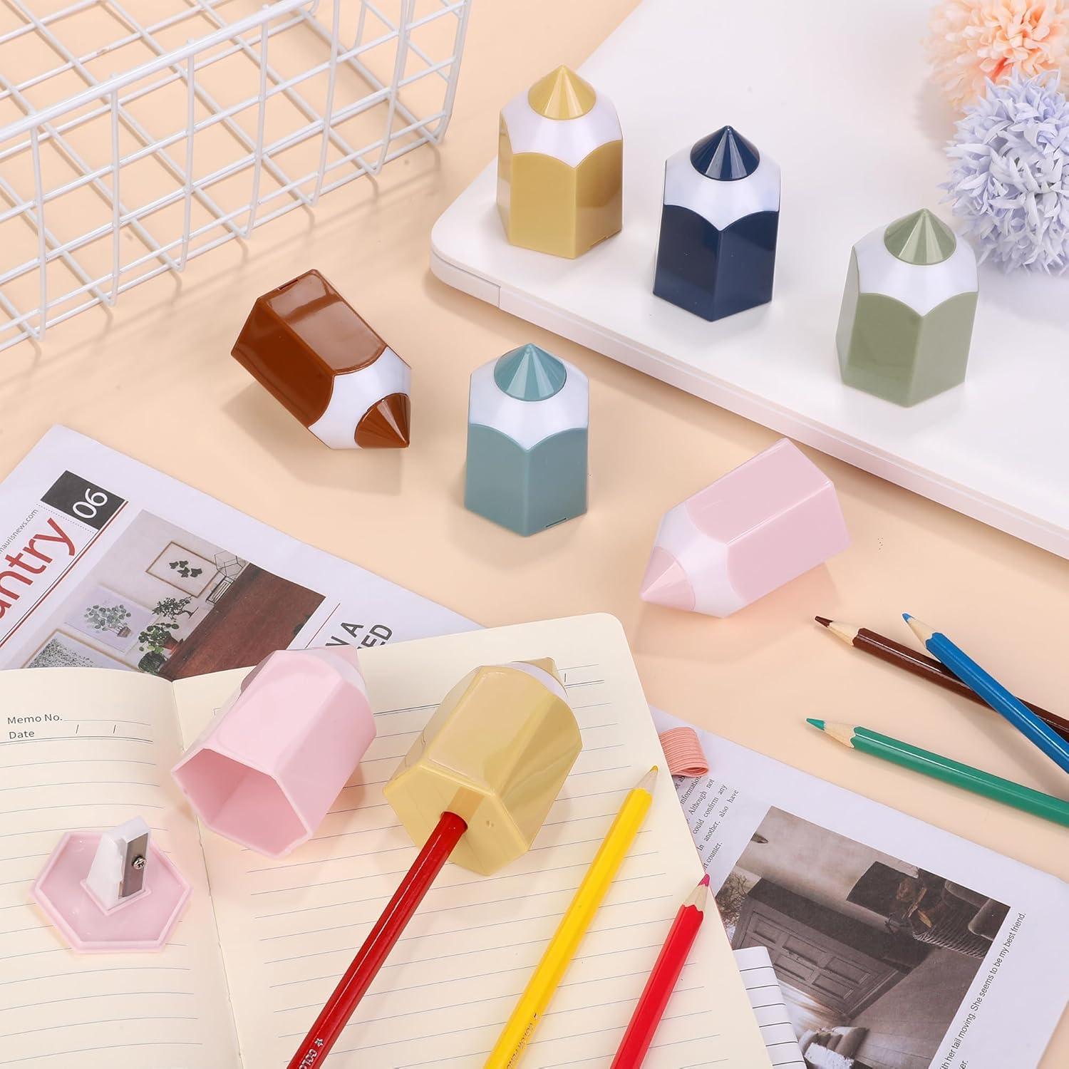 96 Sacapuntas Crayón Aodaer Colores Boho Manuales Portátiles