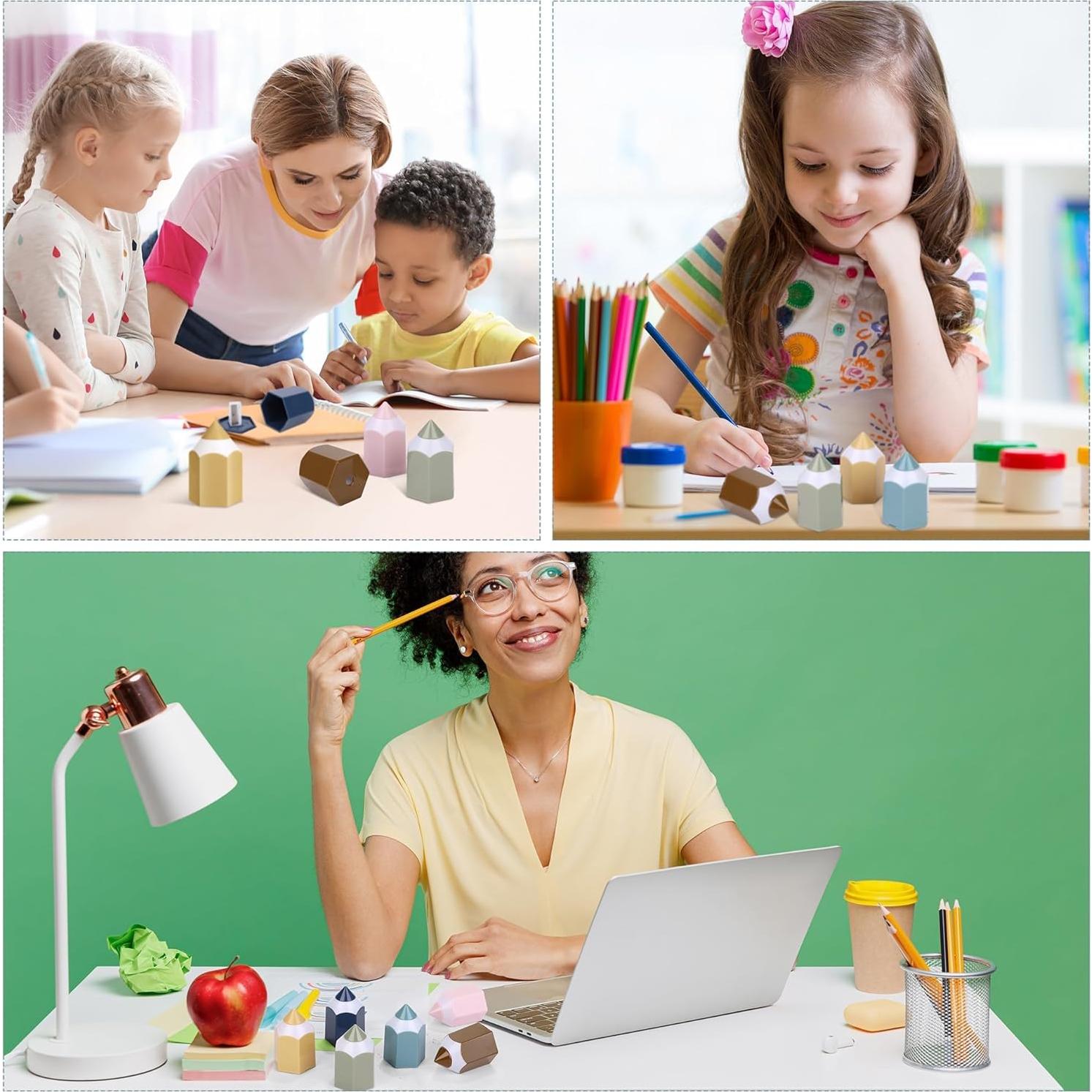 96 Sacapuntas Crayón Aodaer Colores Boho Manuales Portátiles