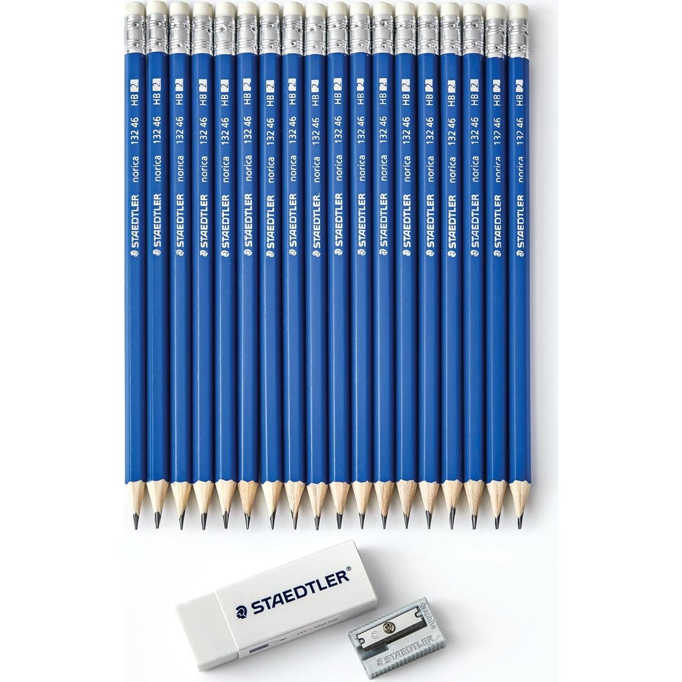 Juego de Lápices STAEDTLER Norica 20 Piezas HB #2 Pre-afilados
