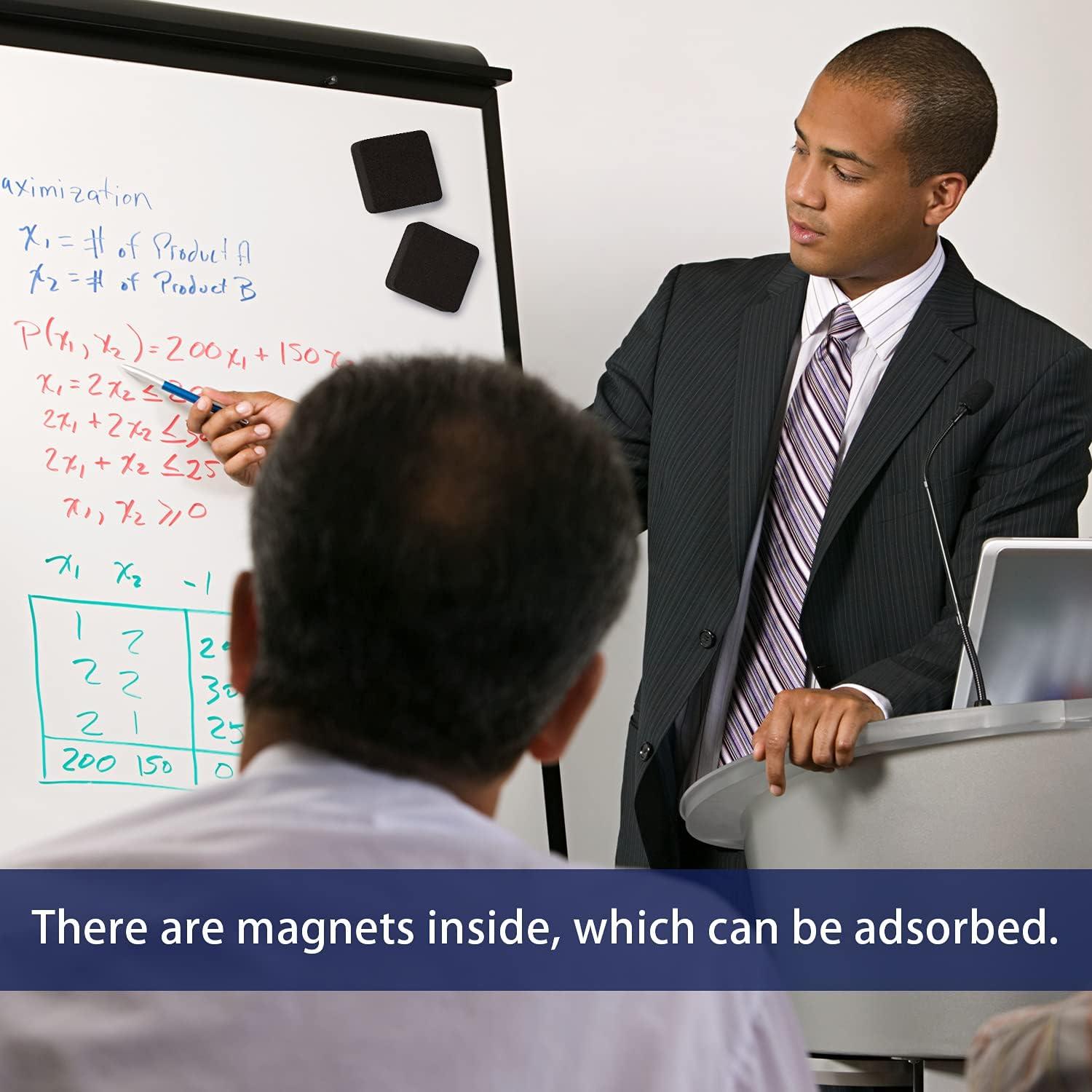 Borradores Magnéticos Favide para Pizarra Blanca - 24 Unidades