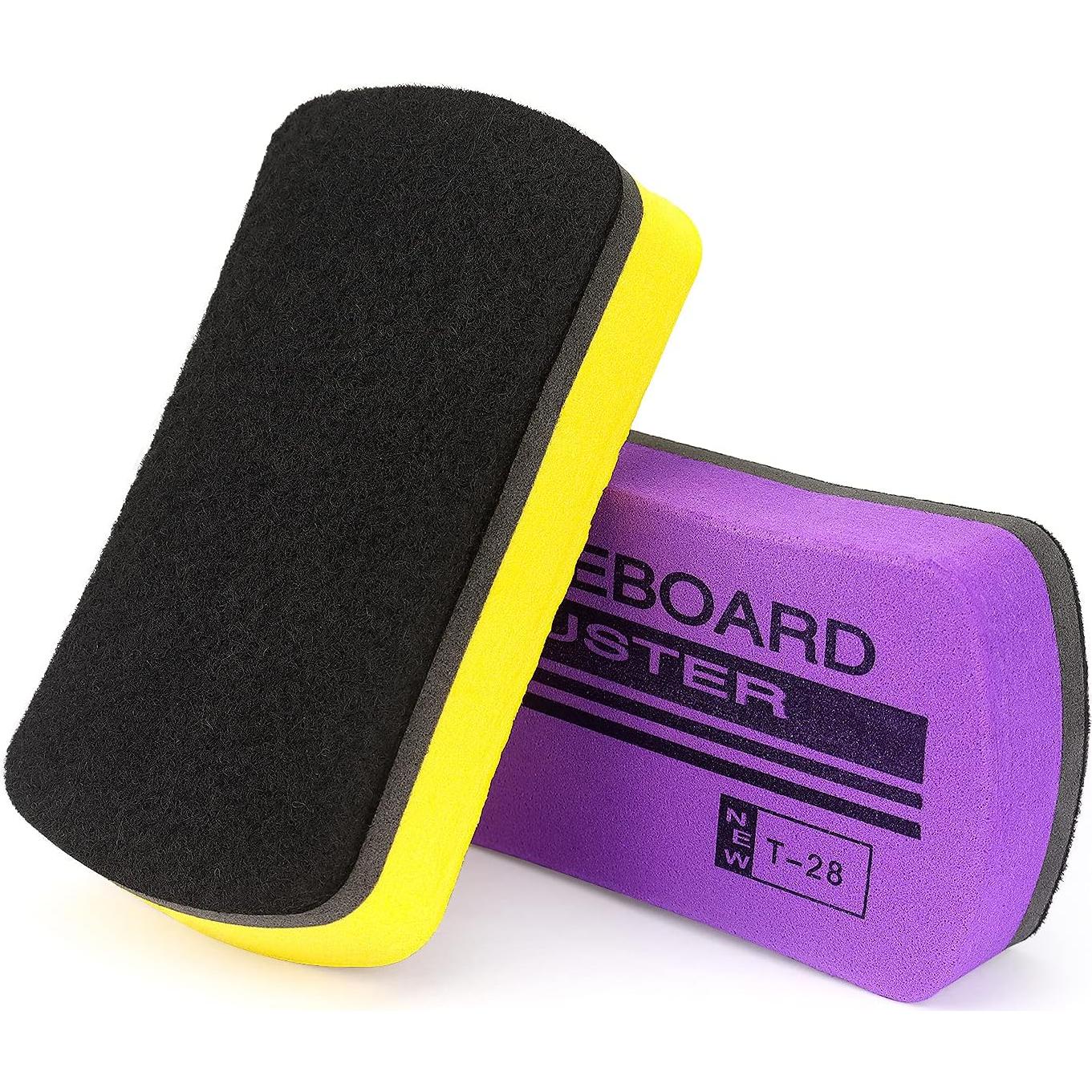 Paquete de 6 Borradores Magnéticos Hutou para Pizarra Blanca