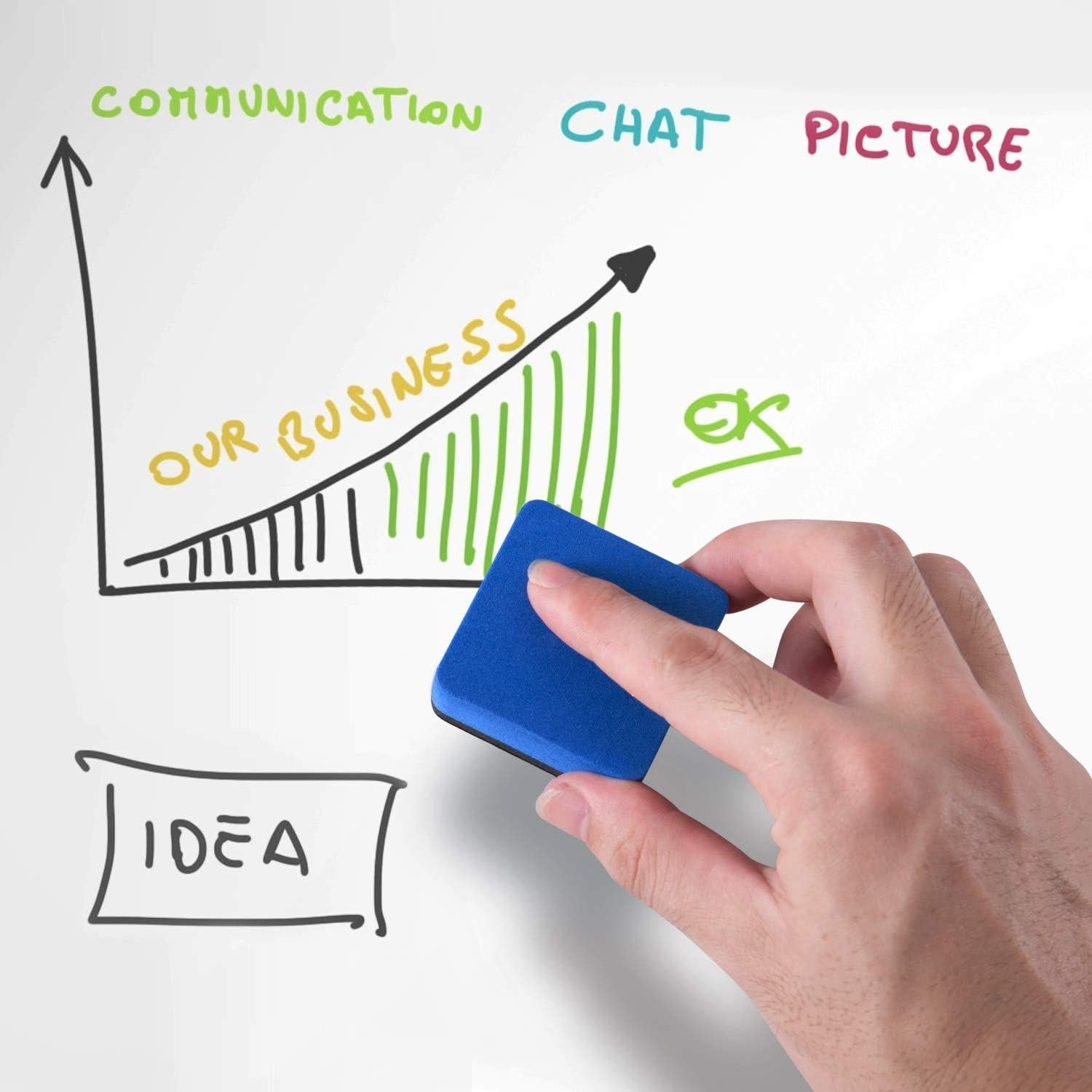 Borradores Magnéticos para Pizarra Blanca Favourde 48 Piezas