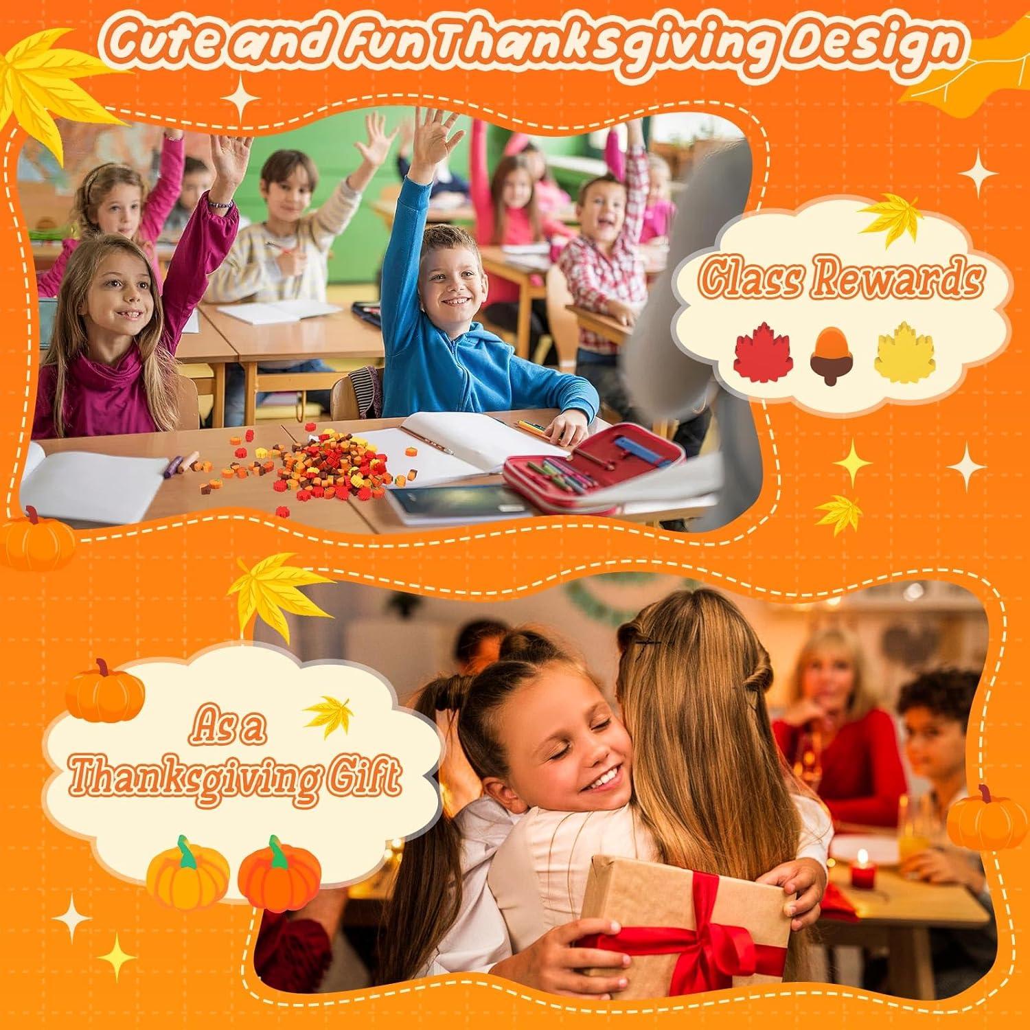 Borradores Mini de Otoño JUNEBRUSHS - 150 Piezas para Niños