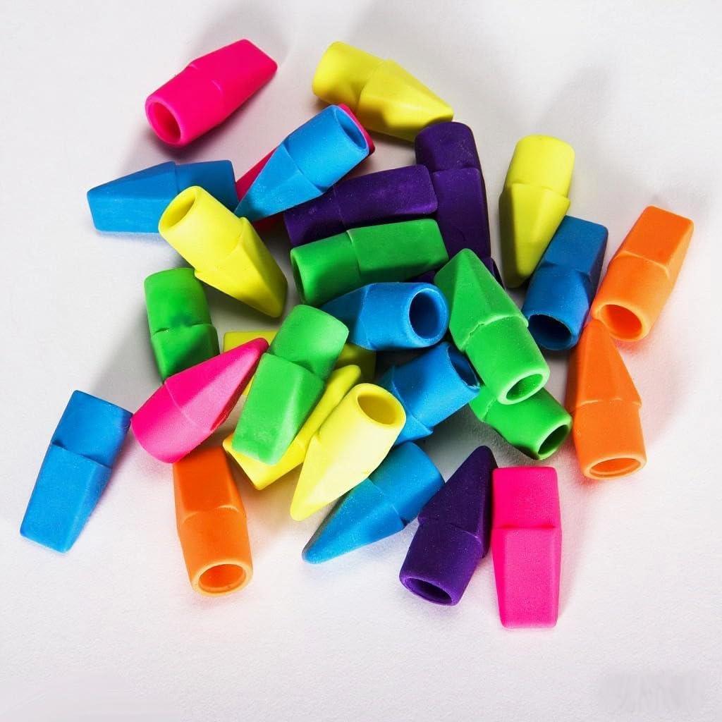 Borradores de lápiz Doiaz - Paquete de 300 Multicolor