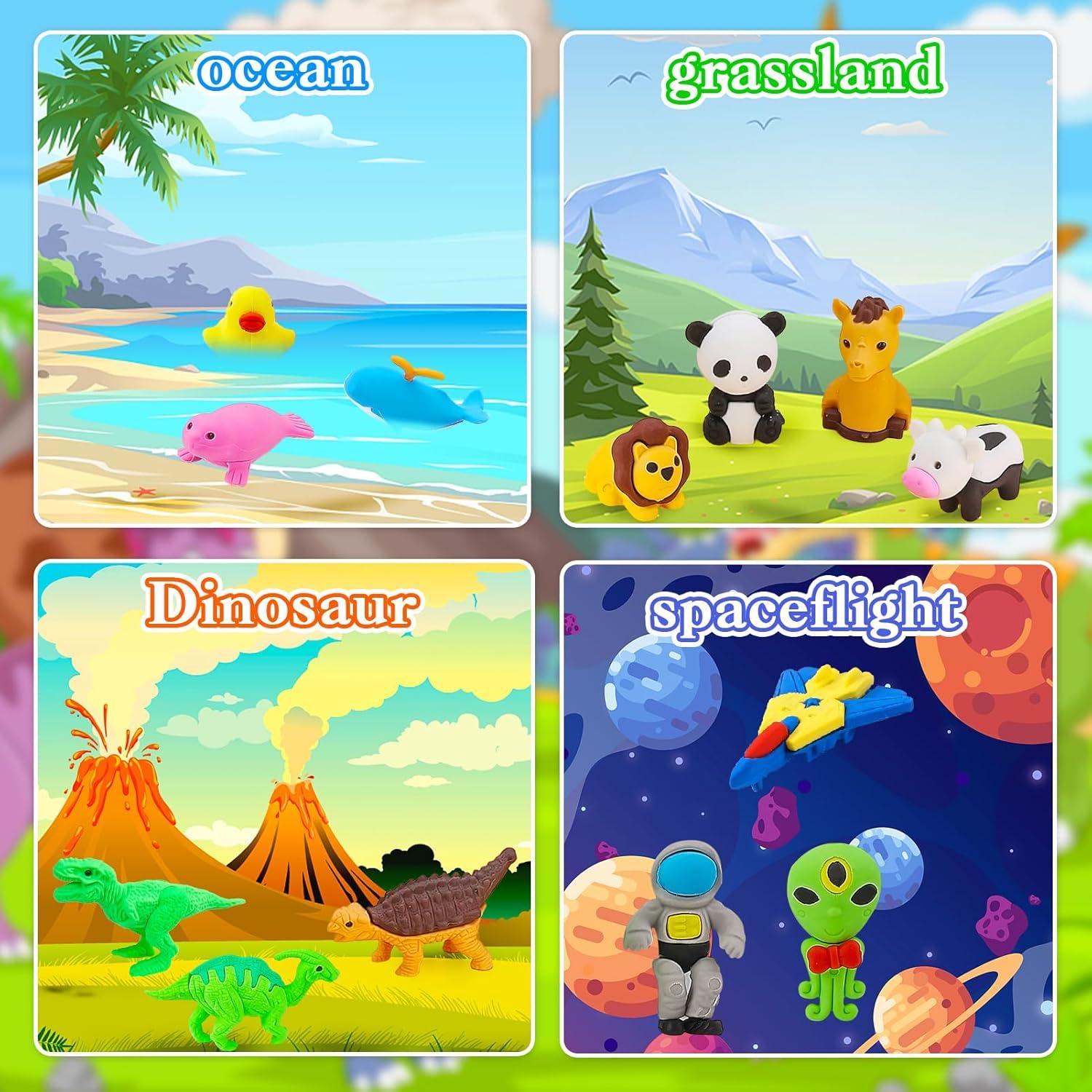 Borradores 3D URSKYTOUS 150 Pcs Animales y Comida