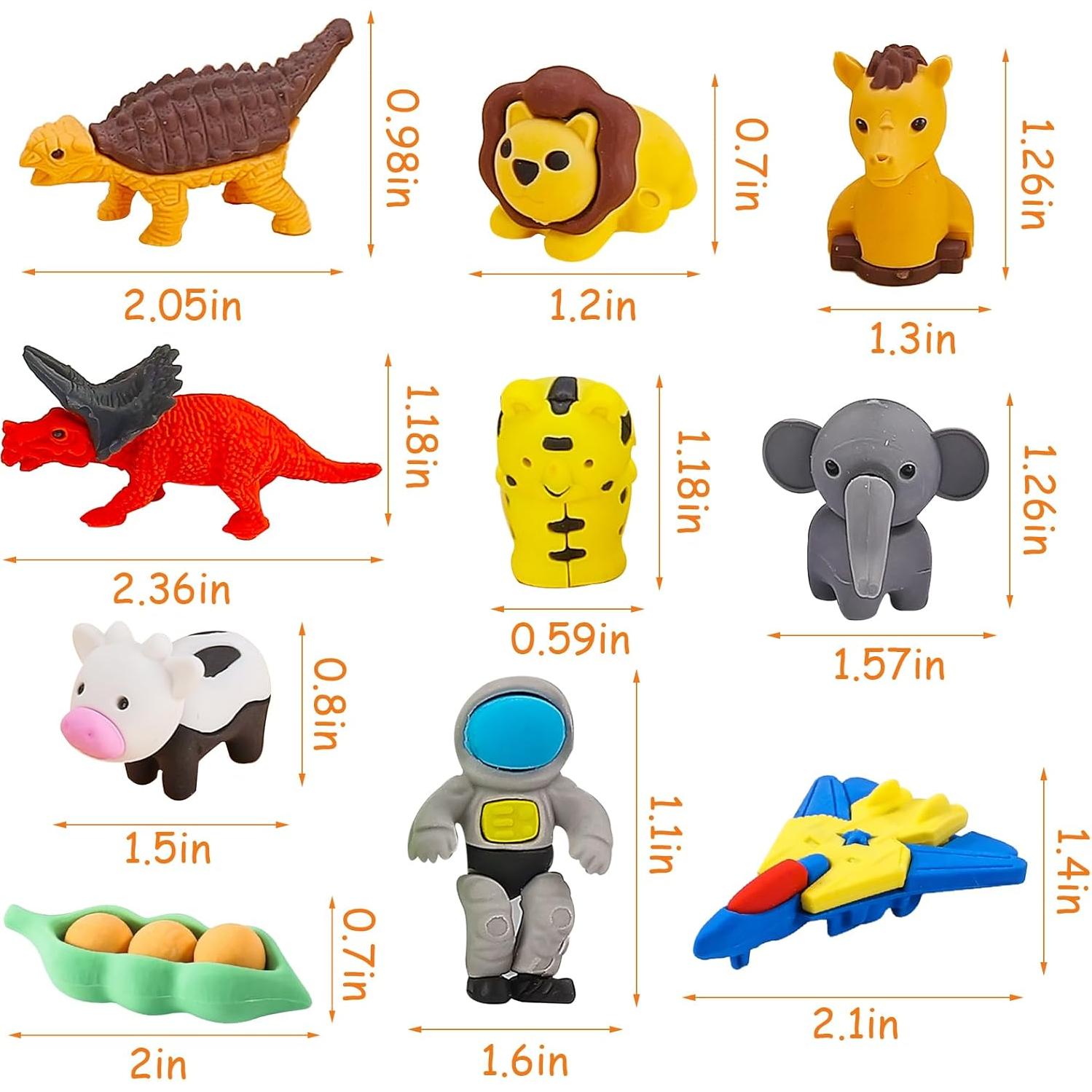 Borradores 3D URSKYTOUS 150 Pcs Animales y Comida