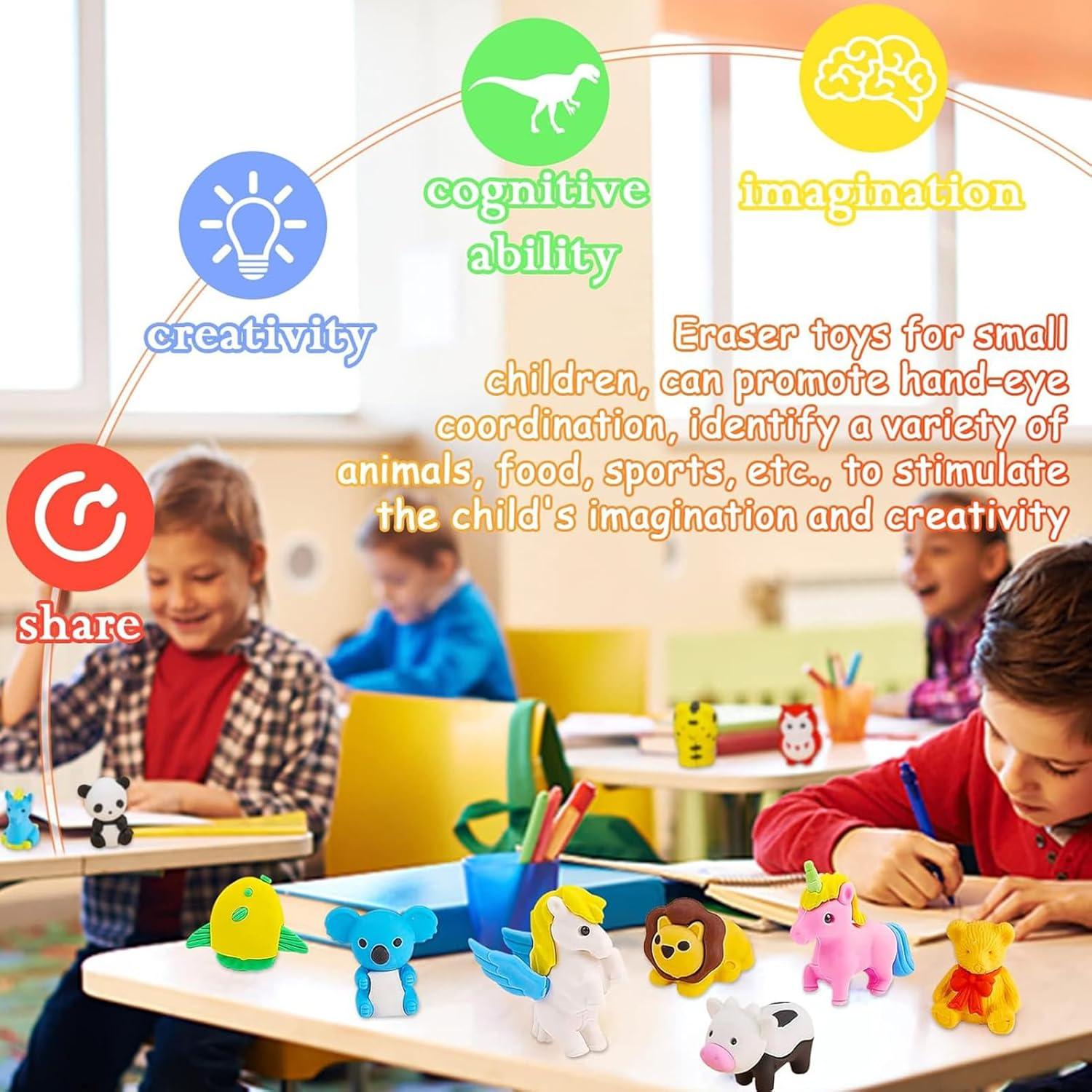 Borradores 3D URSKYTOUS 150 Pcs Animales y Comida