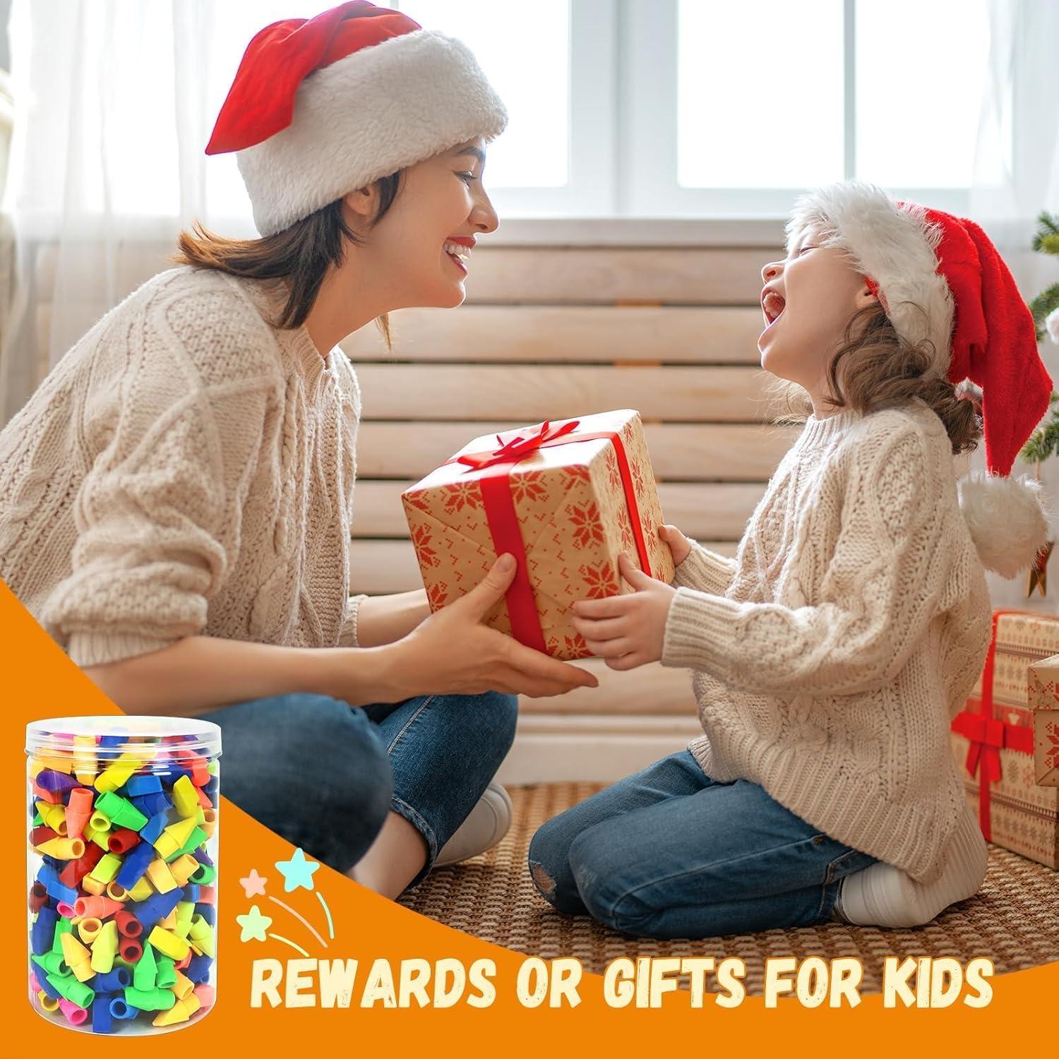 Borradores de Tapa PRALB 1000 Piezas Multicolores Sin Látex