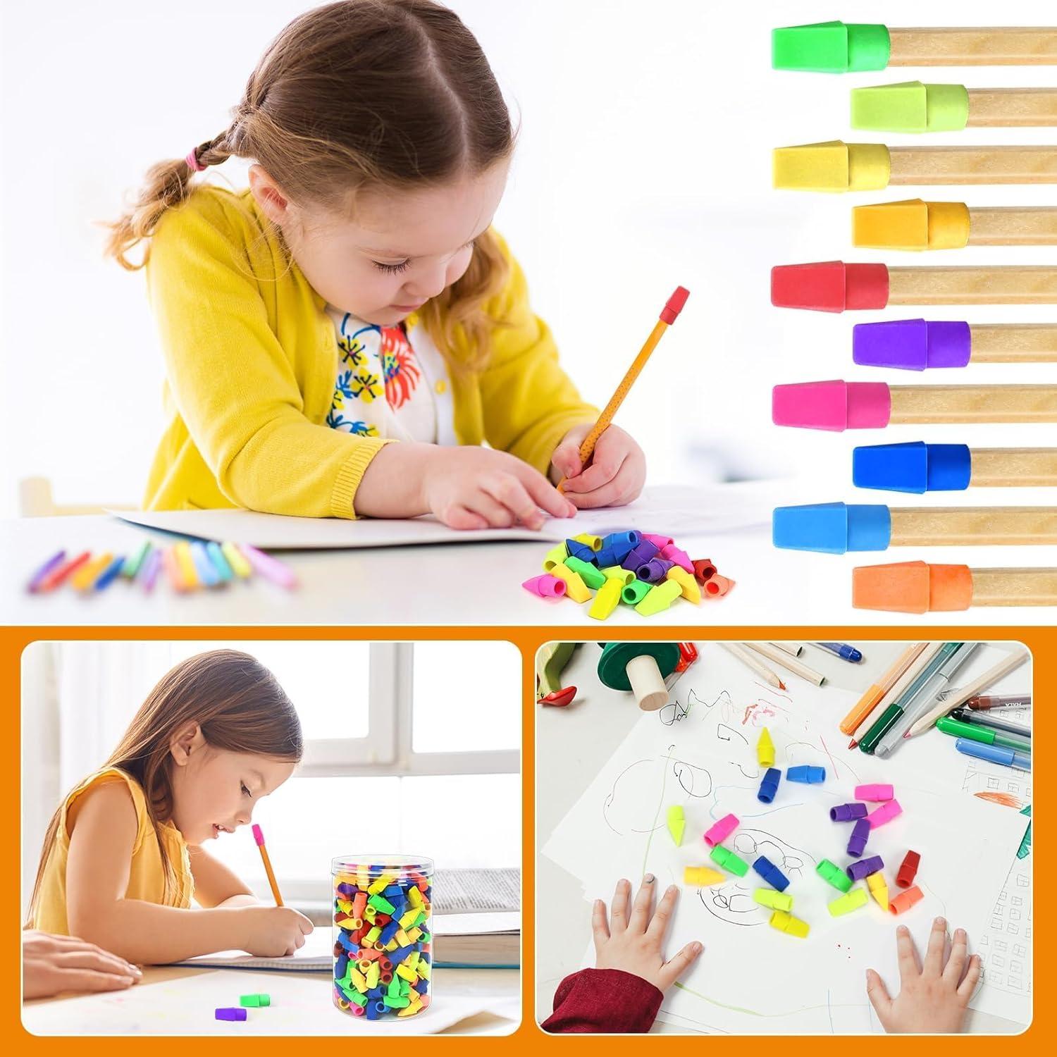 Borradores de Tapa PRALB 1000 Piezas Multicolores Sin Látex