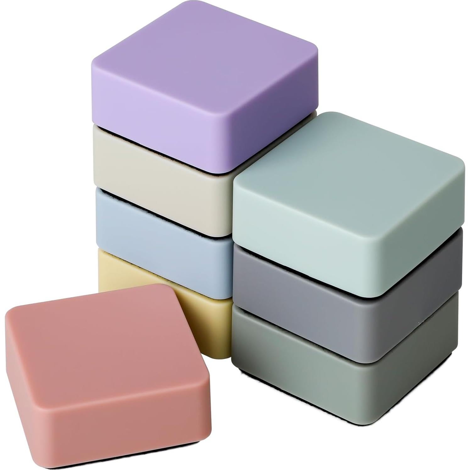 Borradores de Pizarra Blanca Ddaowanx - Paquete de 8 Colores