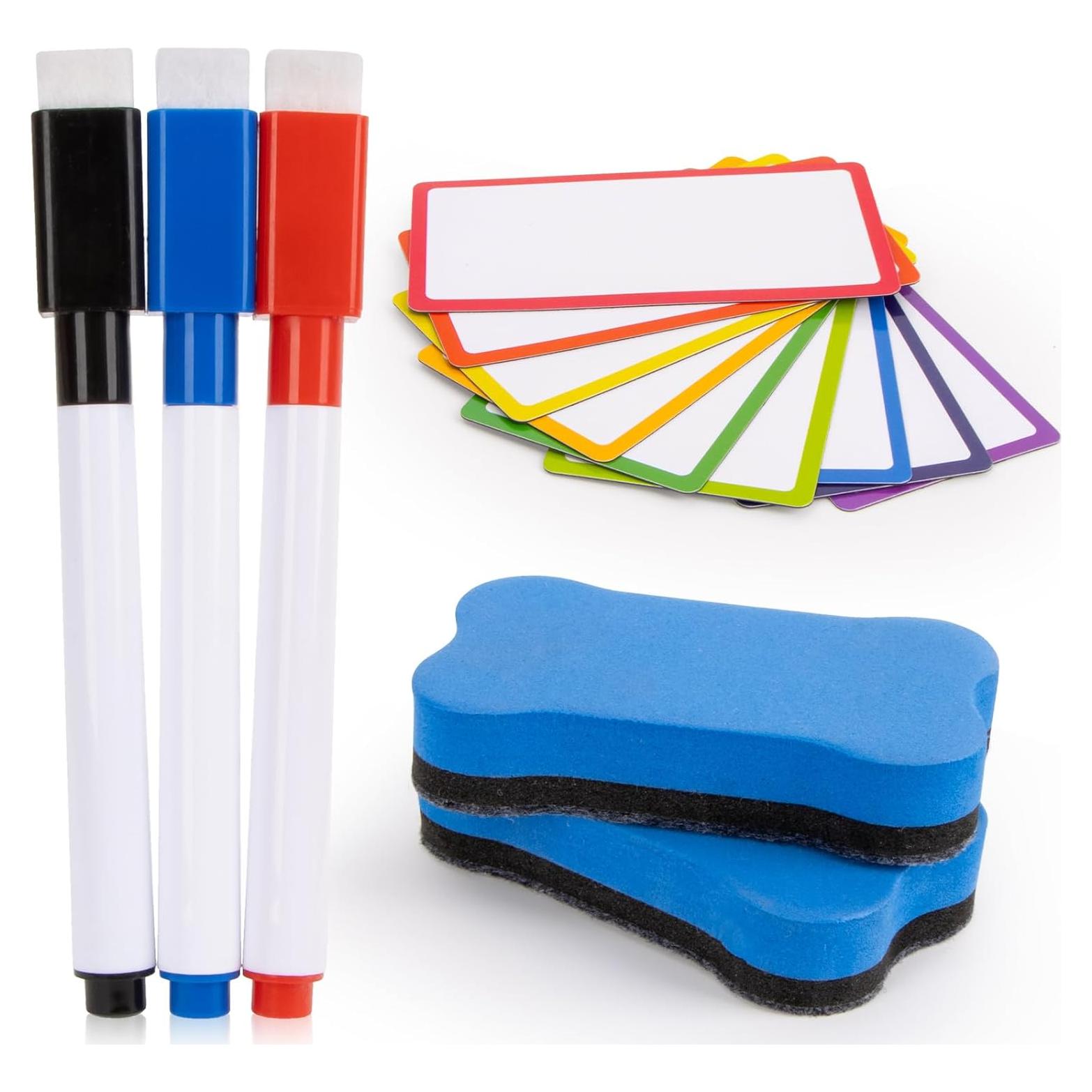 Juego de Marcadores Borrables MAQIHAN con Borradores Magnéticos